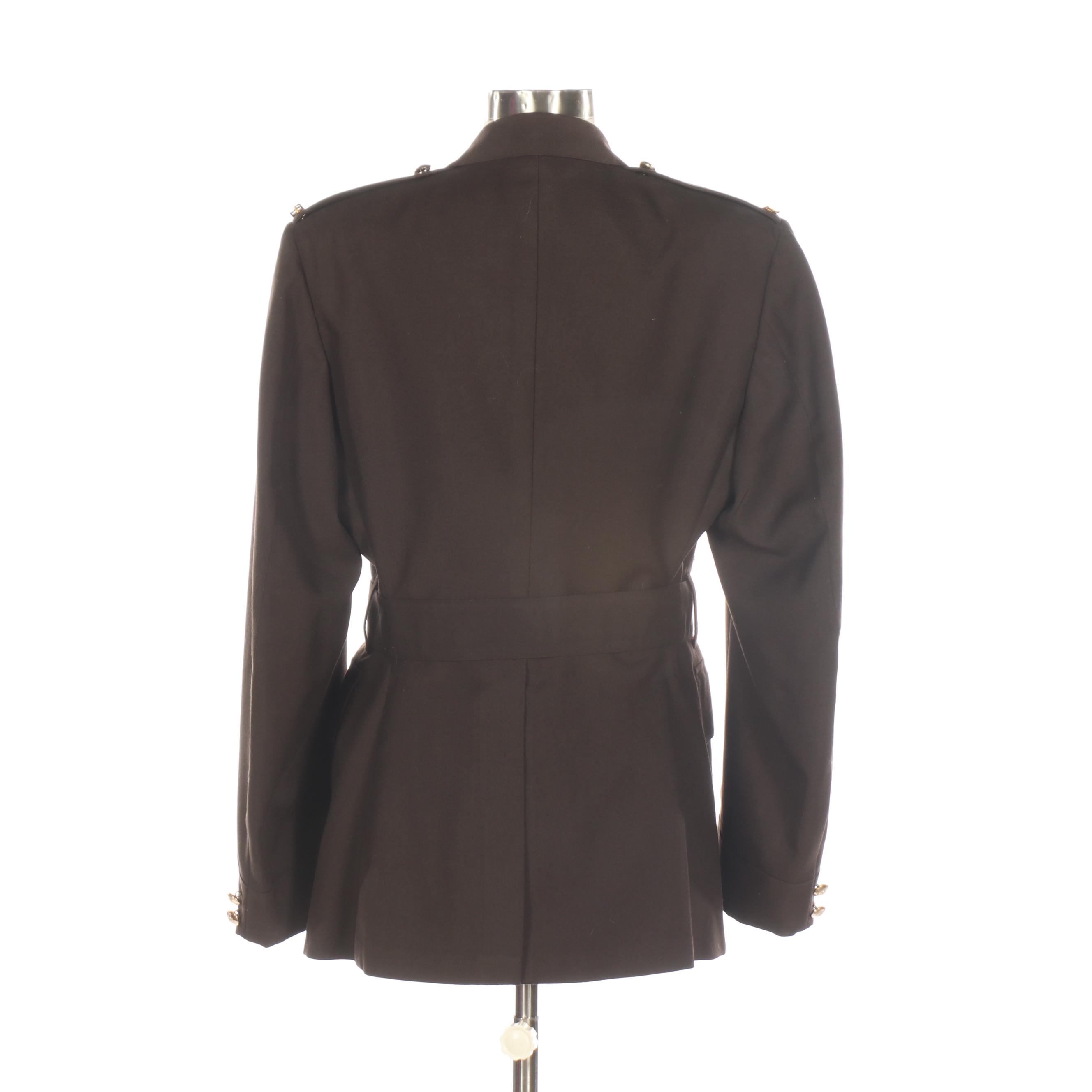 Royal Canadian Mounted Police Uniform in Wool Serge with Leather Gun Holster