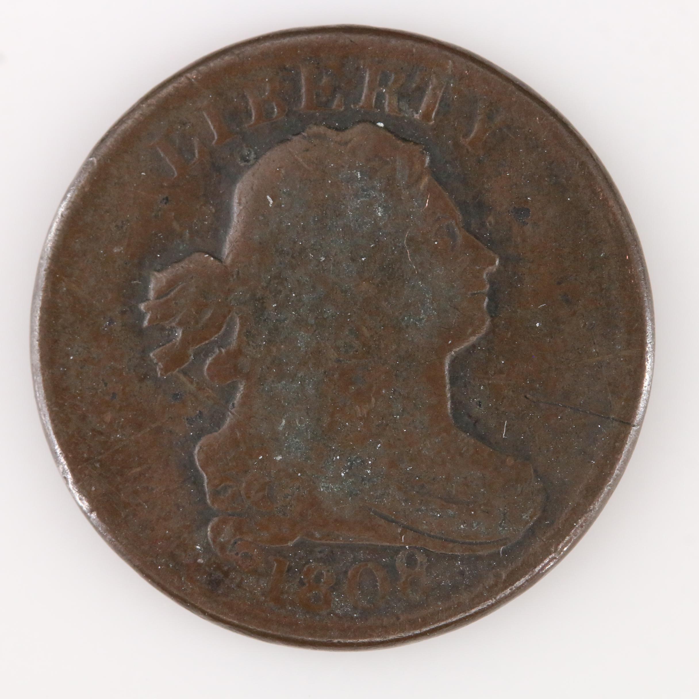 1808 Draped Bust Half Cent