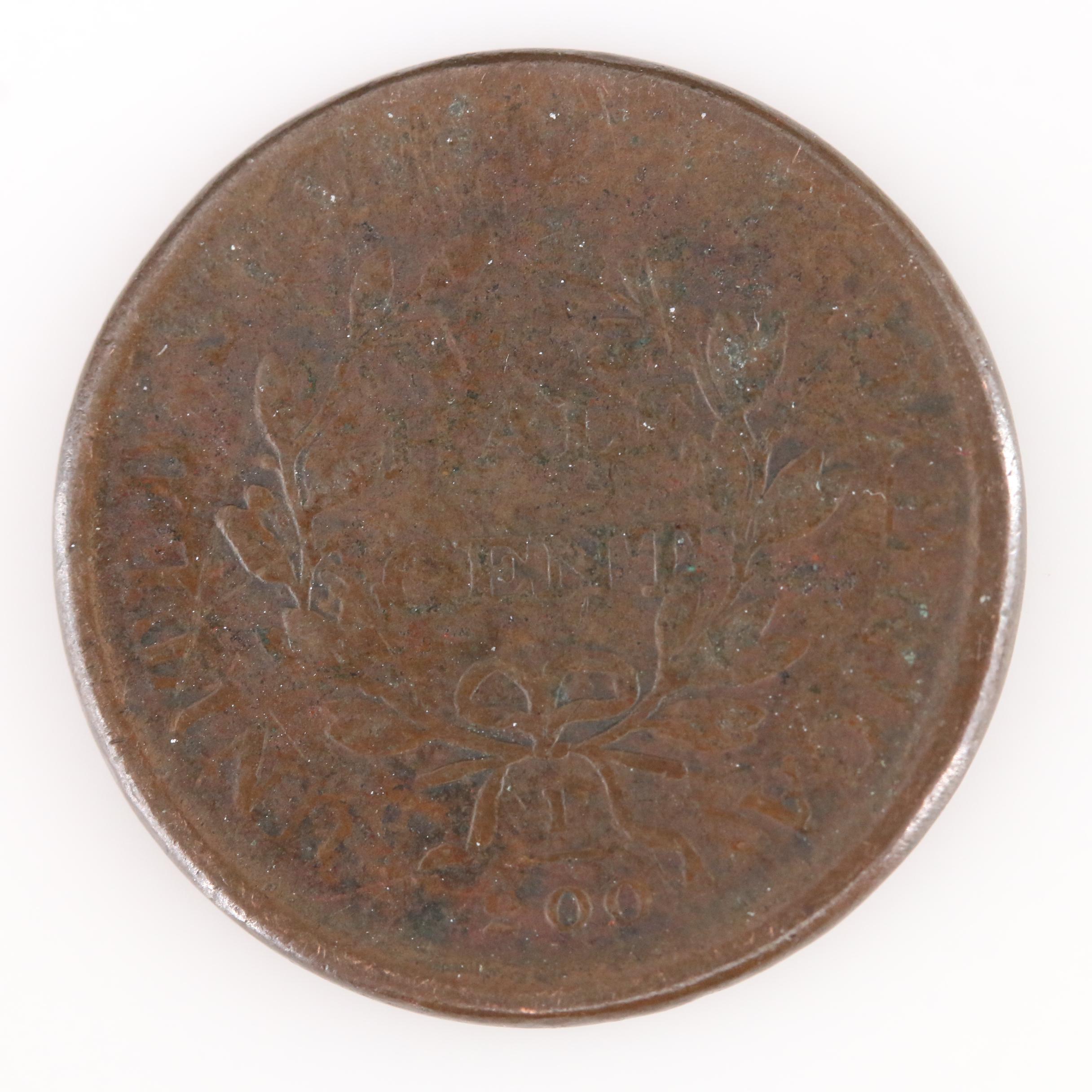 1808 Draped Bust Half Cent