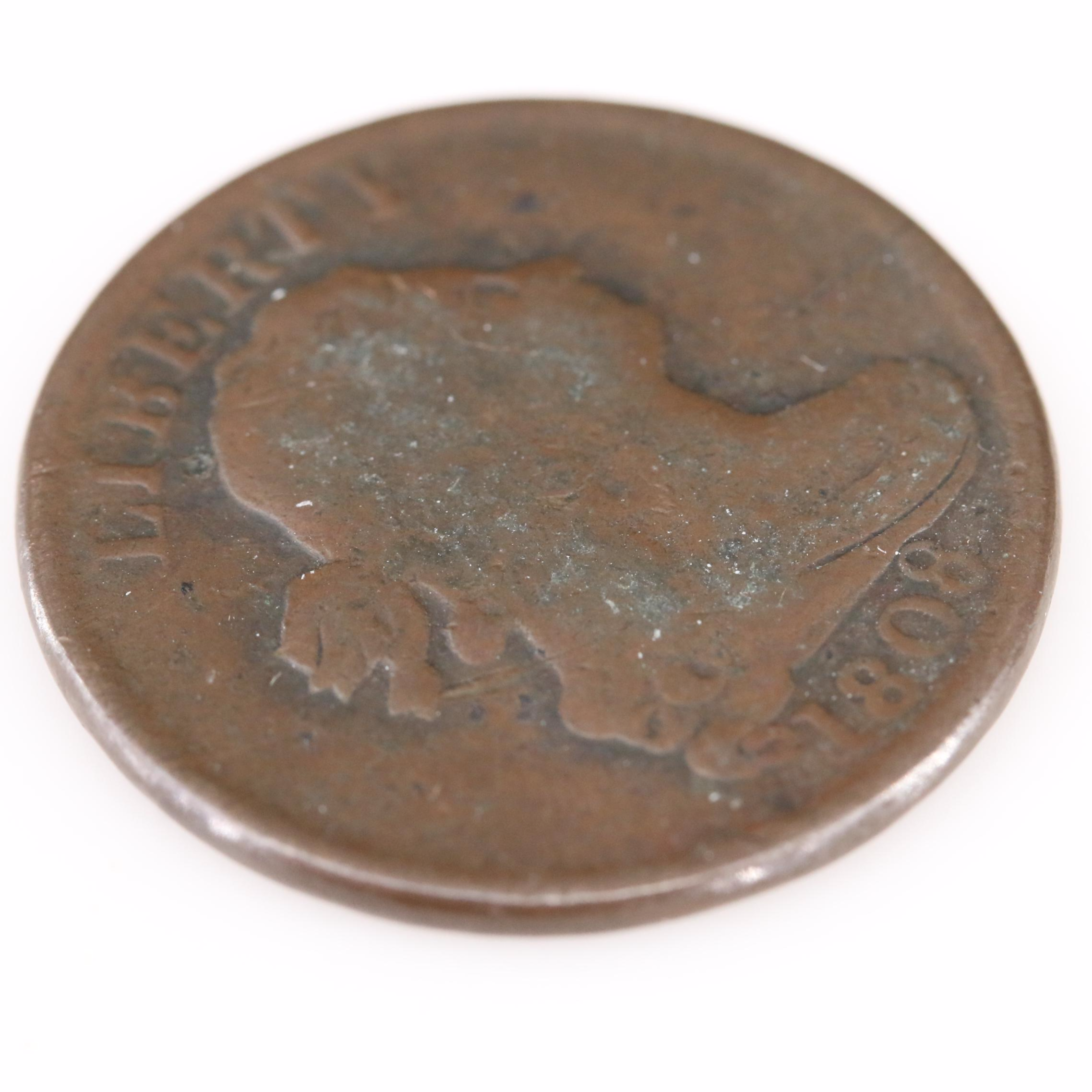 1808 Draped Bust Half Cent