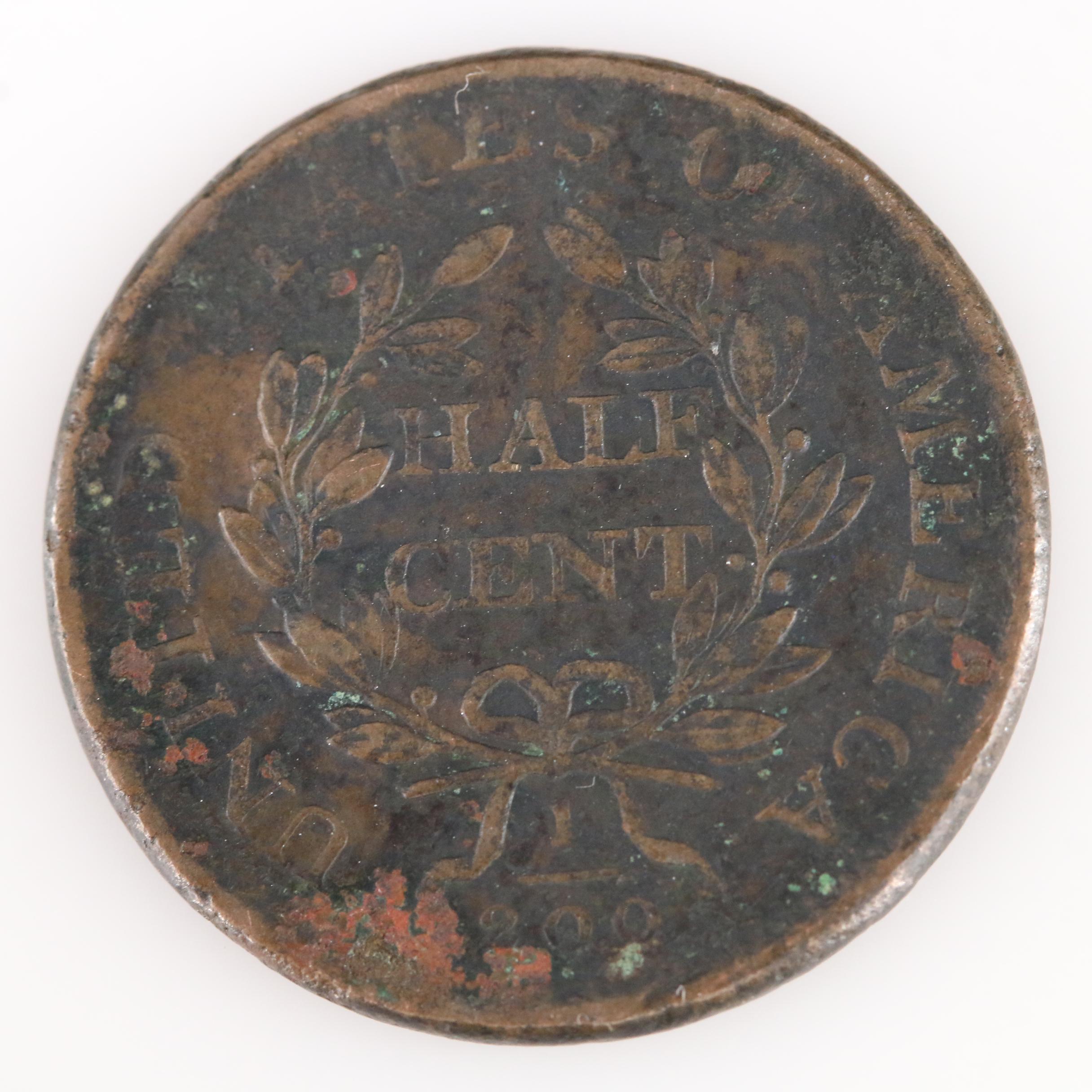 1807 Draped Bust Half Cent