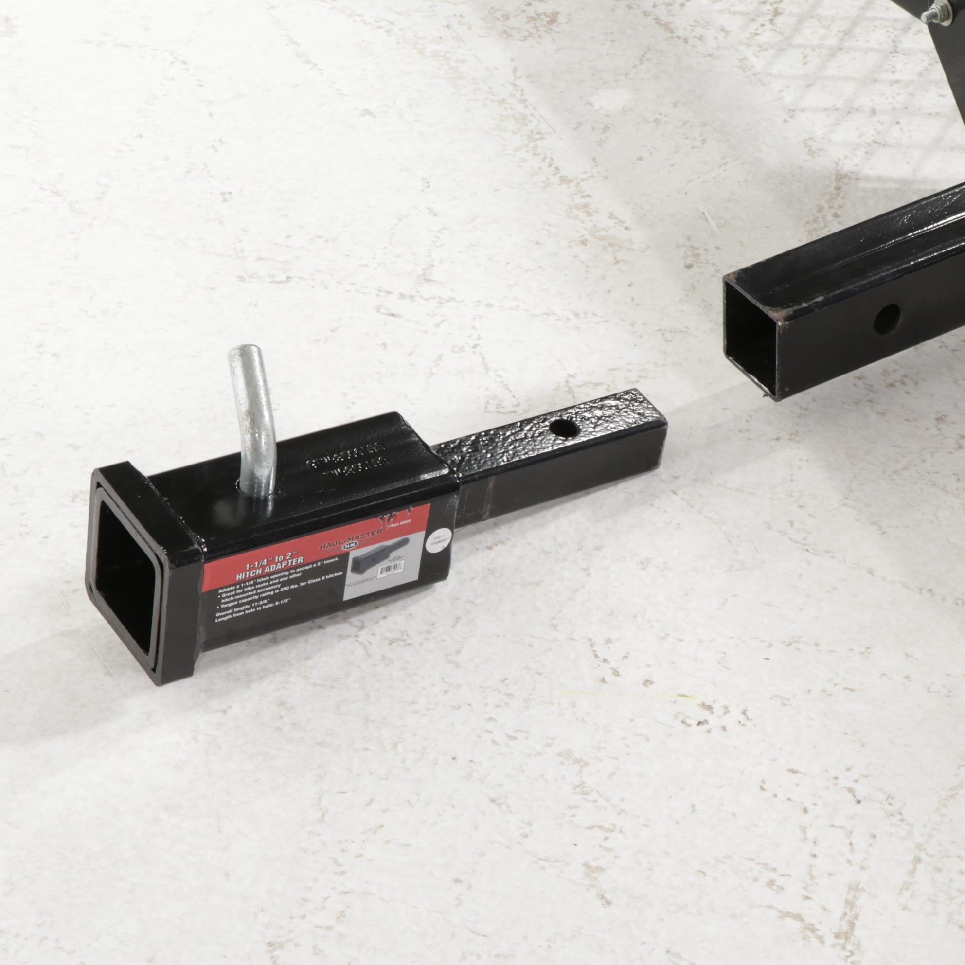 Steel Hitch-Mounted Cargo Rack With Hitch Adapter