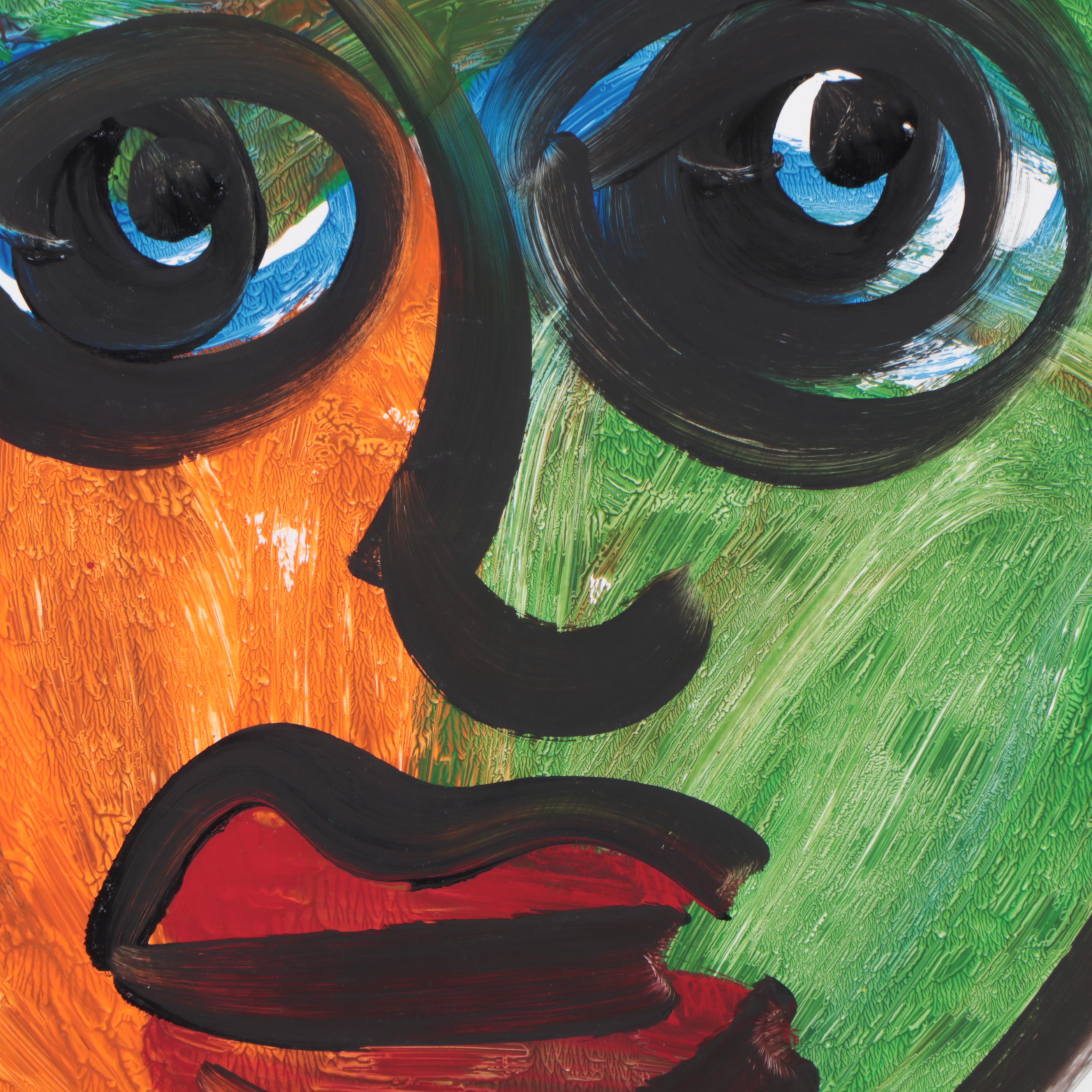 Peter Keil Abstract Acrylic Portrait