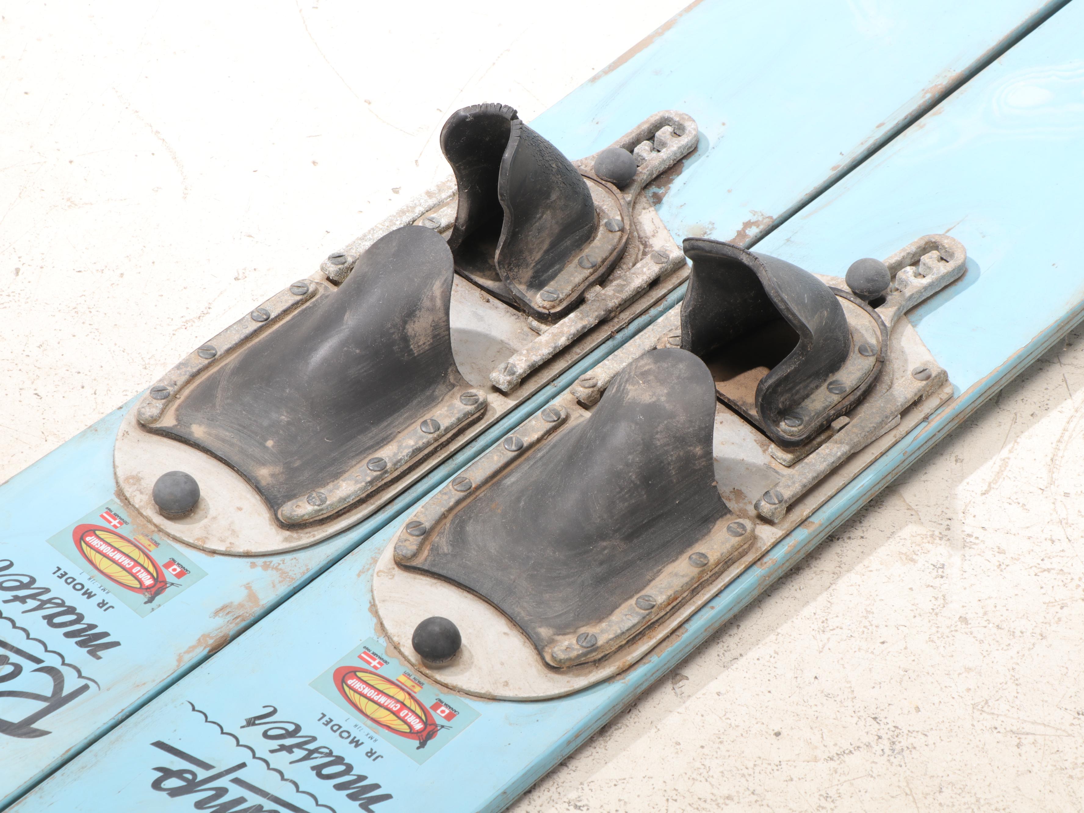 Pair of Cypress Garden Skis Ramp Master Junior Water Skis, Mid/ Late 20th C