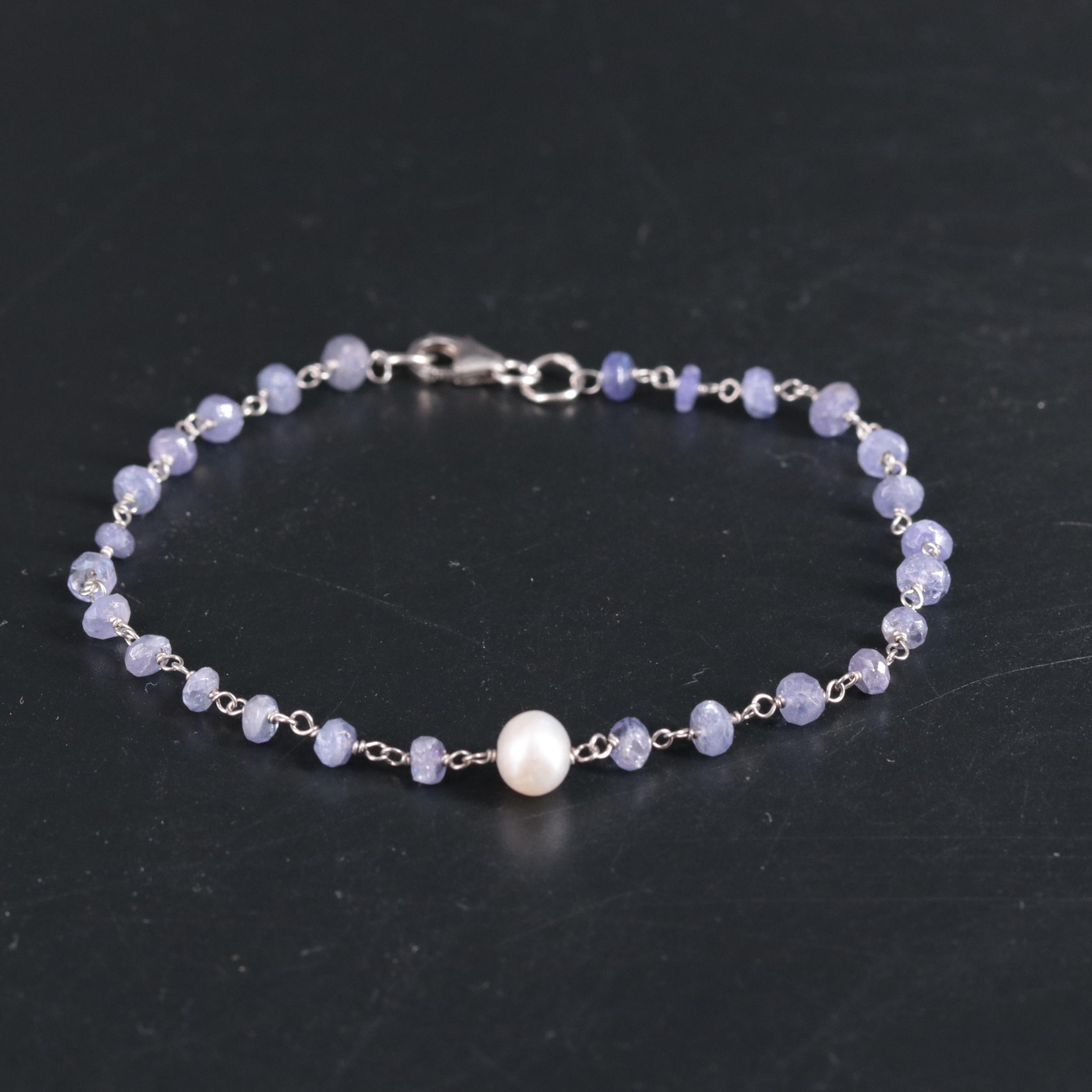 Sterling Silver Gemstone Bracelet