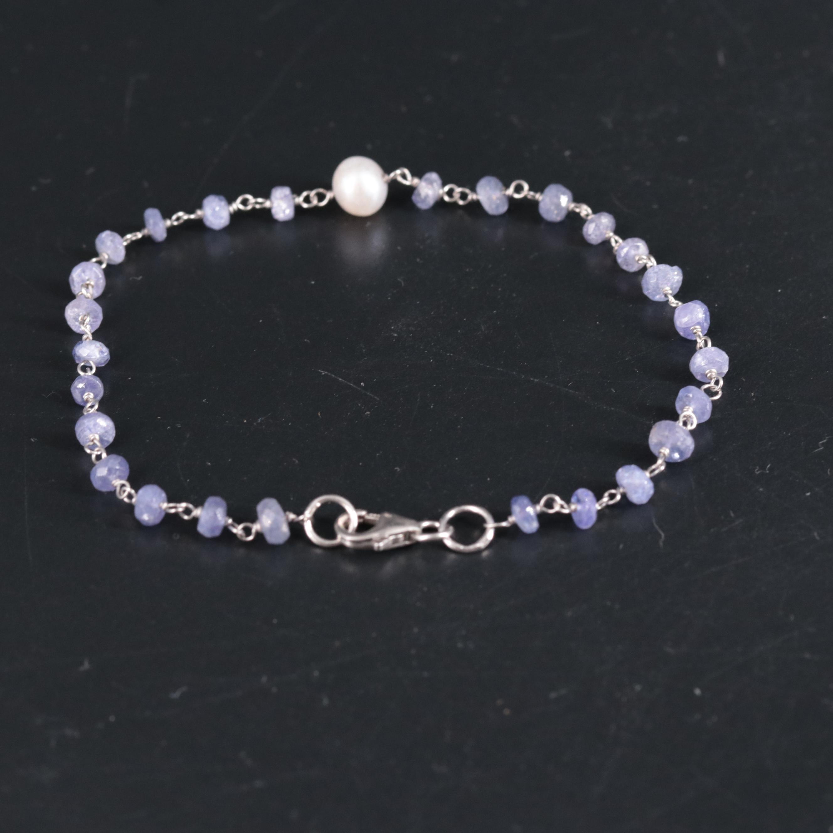 Sterling Silver Gemstone Bracelet