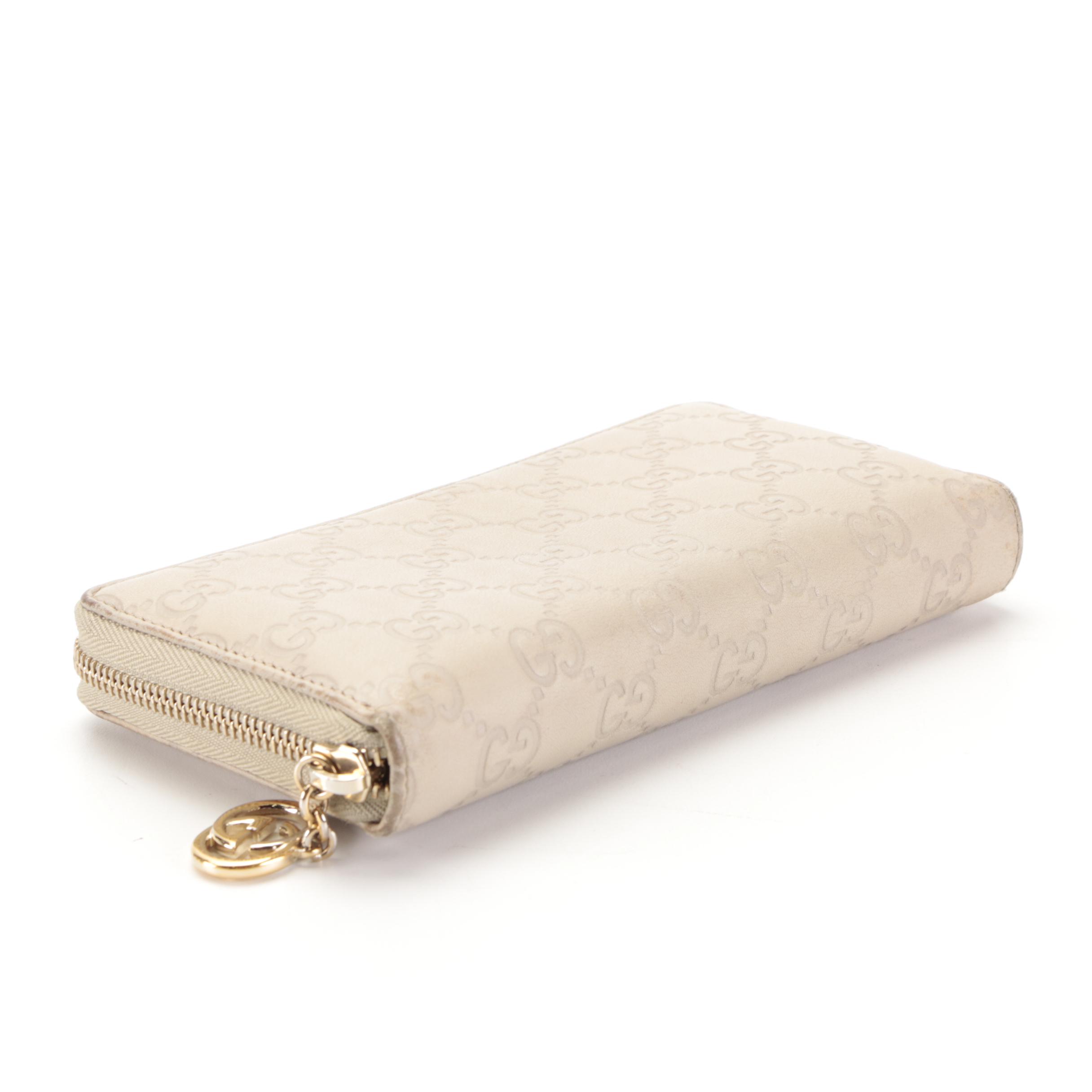 Gucci Zip-Around Wallet in Guccissima Leather with Box