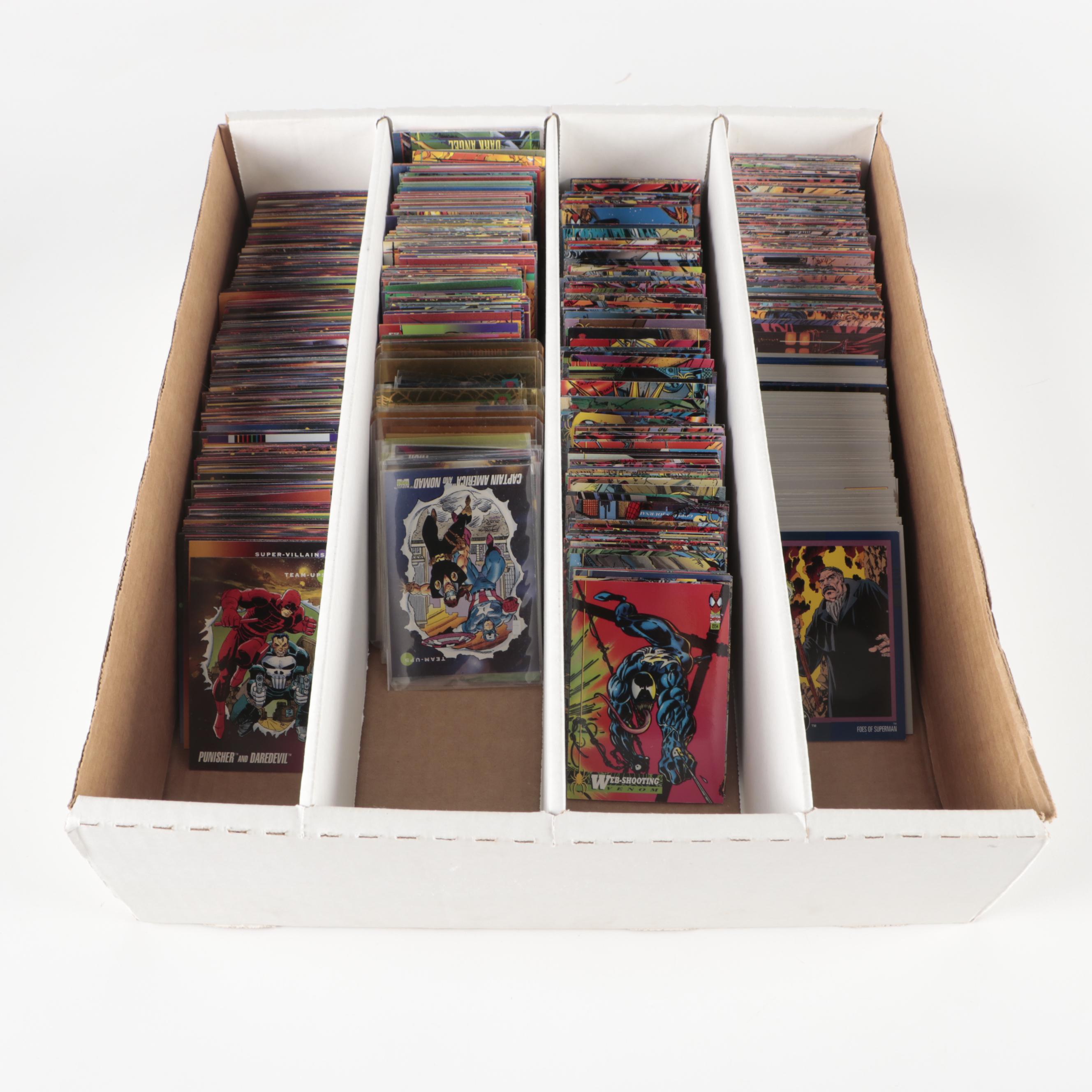 Fleer, More Marvel, DC Trading Cards with Inserts, Holograms and More