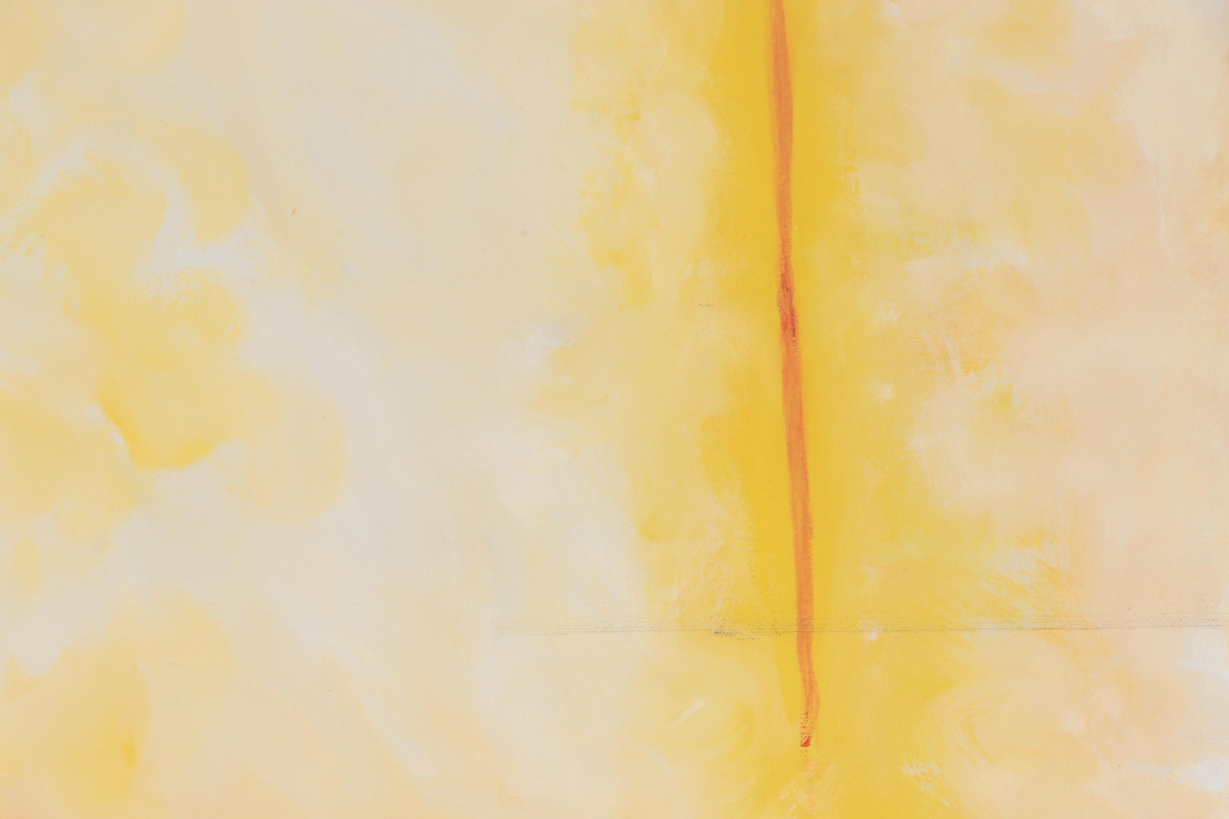 P. Girard Abstract Oil Painting "Phenomenon," Mid-20th Century