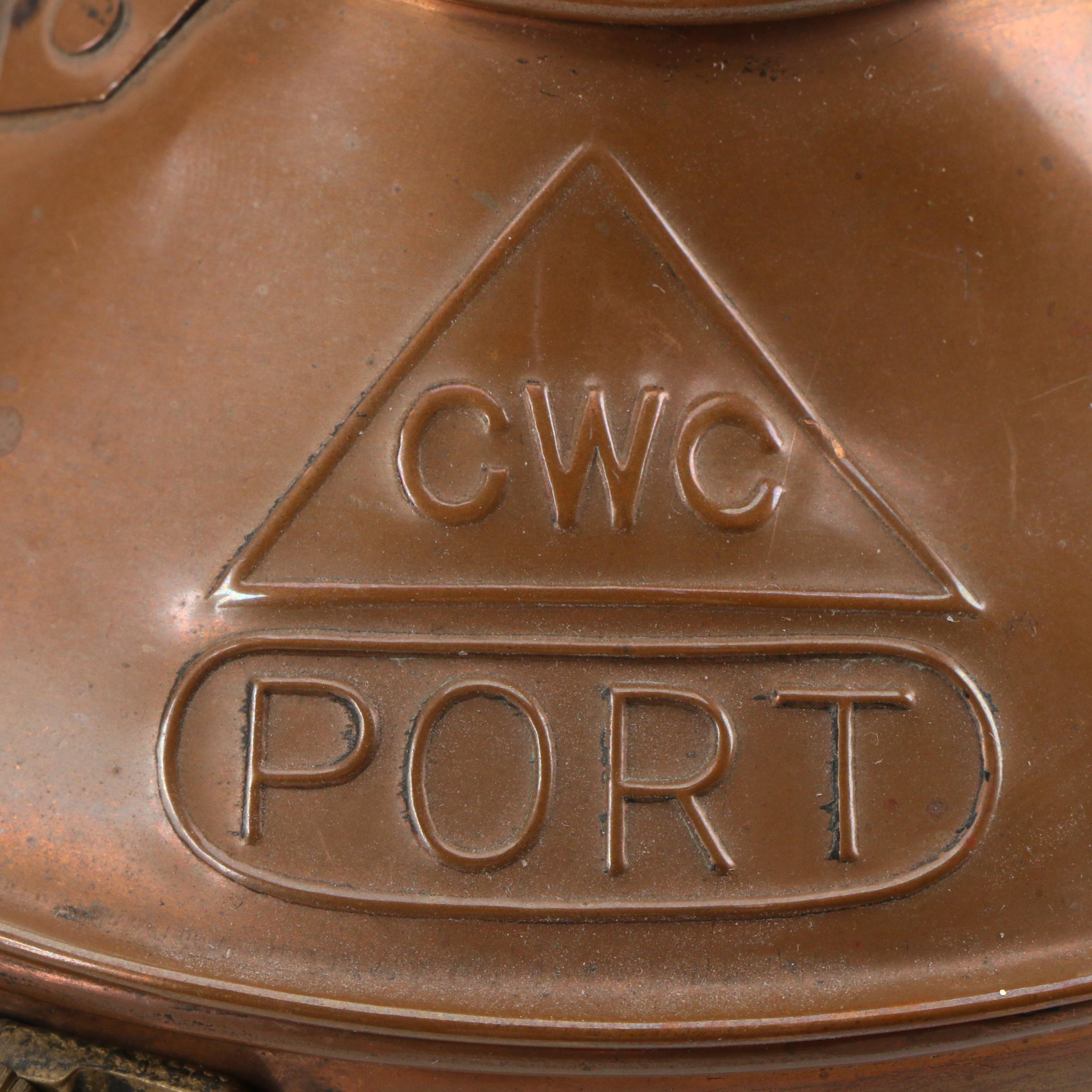 CWC Hong Kong "Port" and "Starboard" Copper Candle Lanterns