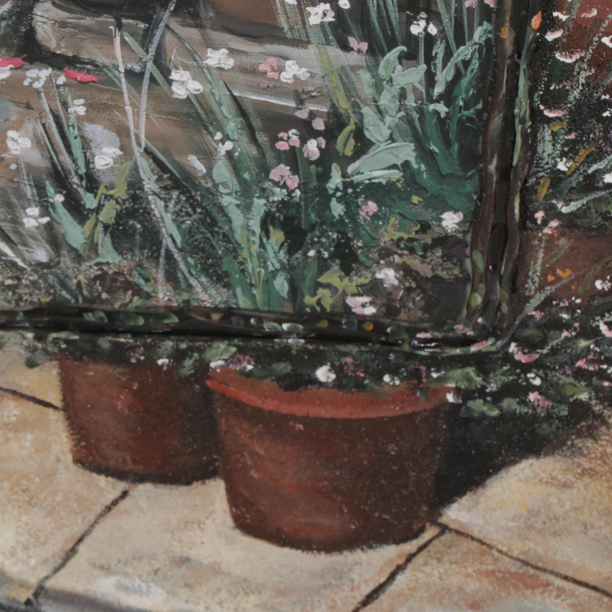 Offset Lithograph After Roger Duvall "Passageway in Provence"