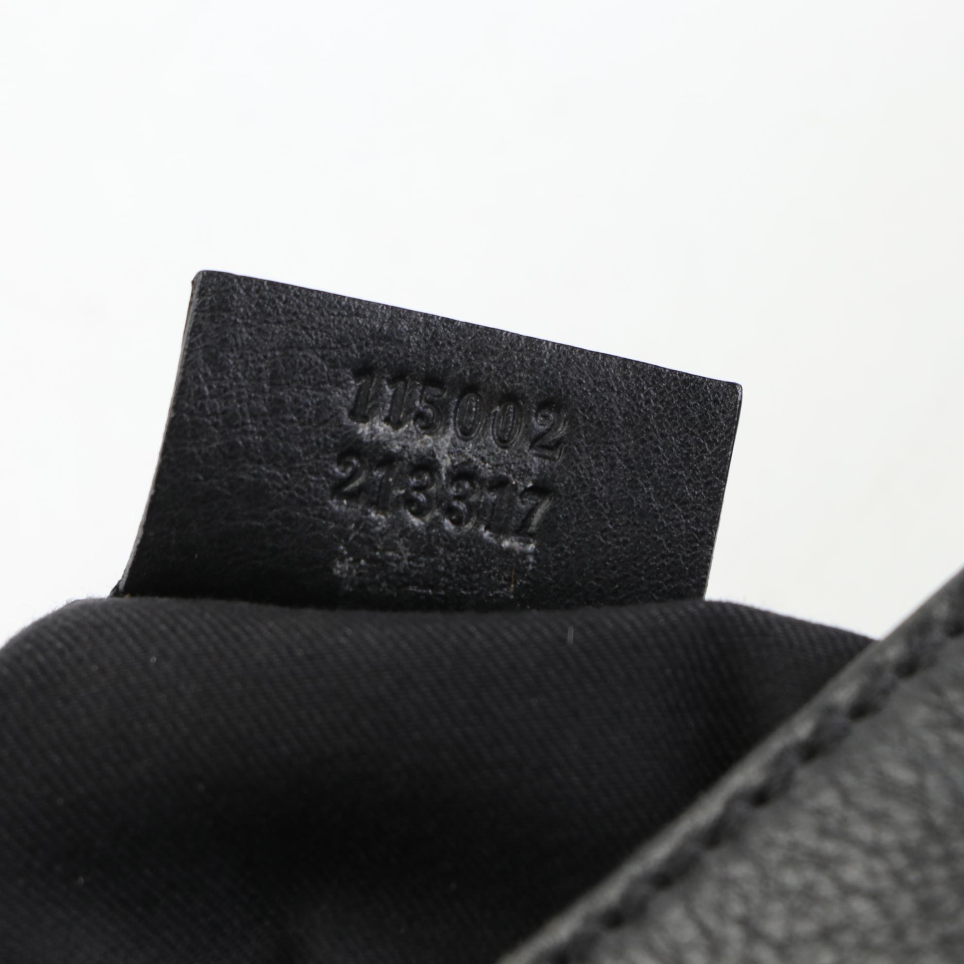 Gucci Hobo Shoulder Bag Small in Black Leather