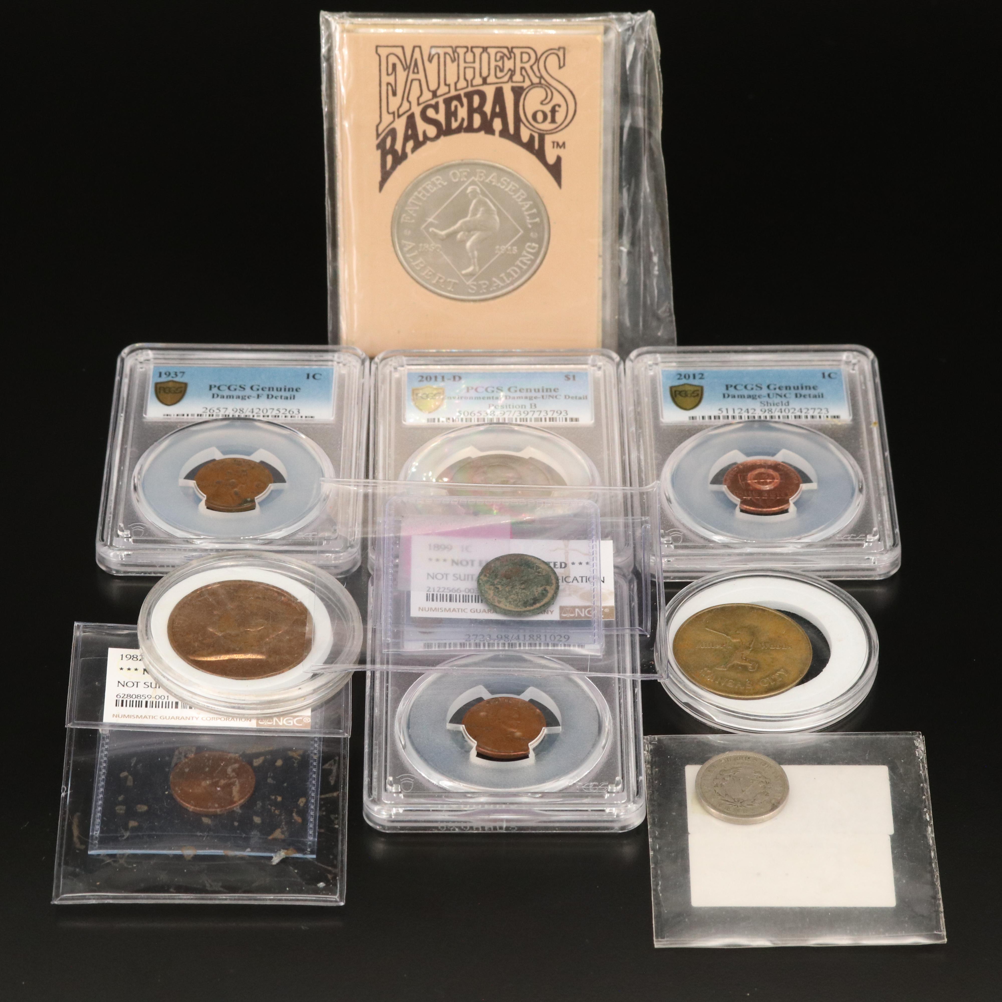 Certified Coins, Medals, and More