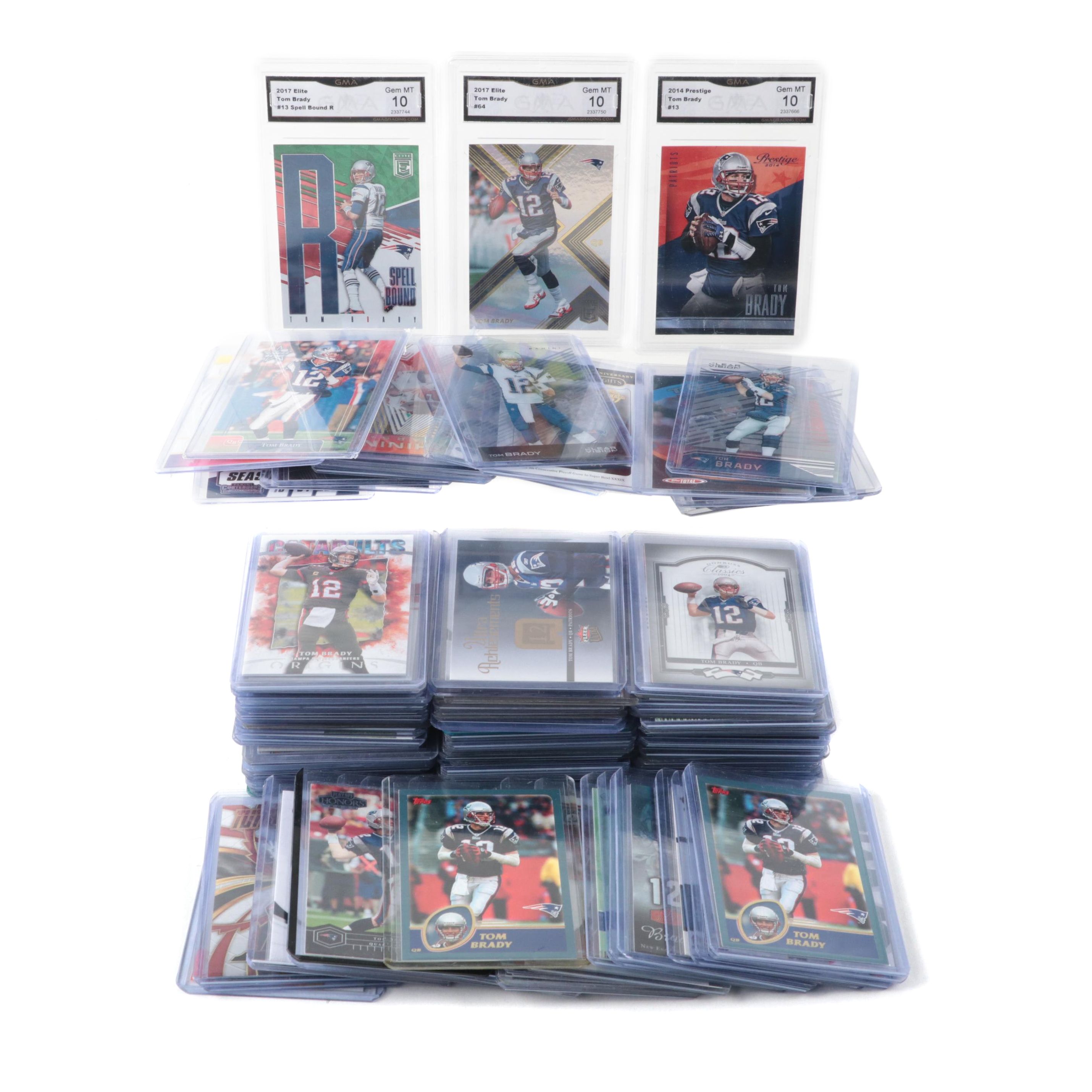 Panini, Other Tom Brady Football Cards With Graded, Inserts, More, 2000s–2020s