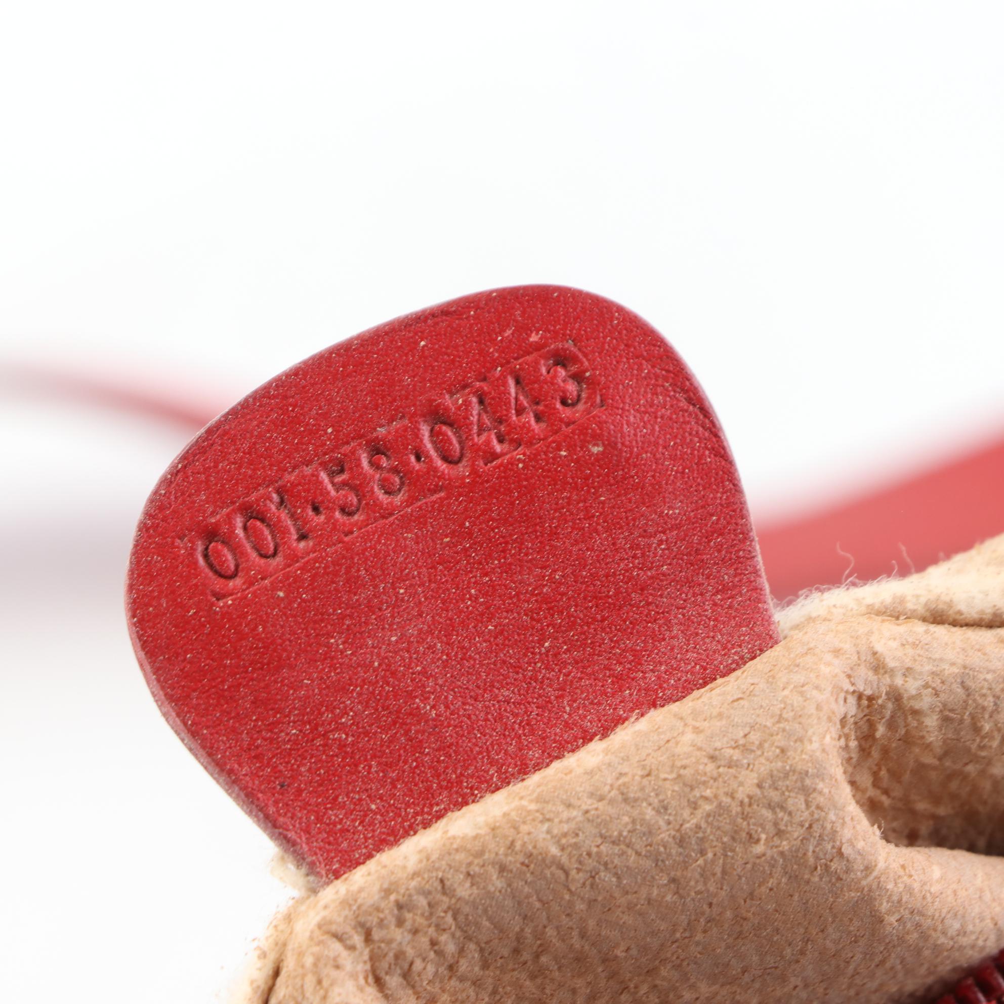 Gucci Shoulder Bag in Red MicroGuccissima Coated Canvas and Leather