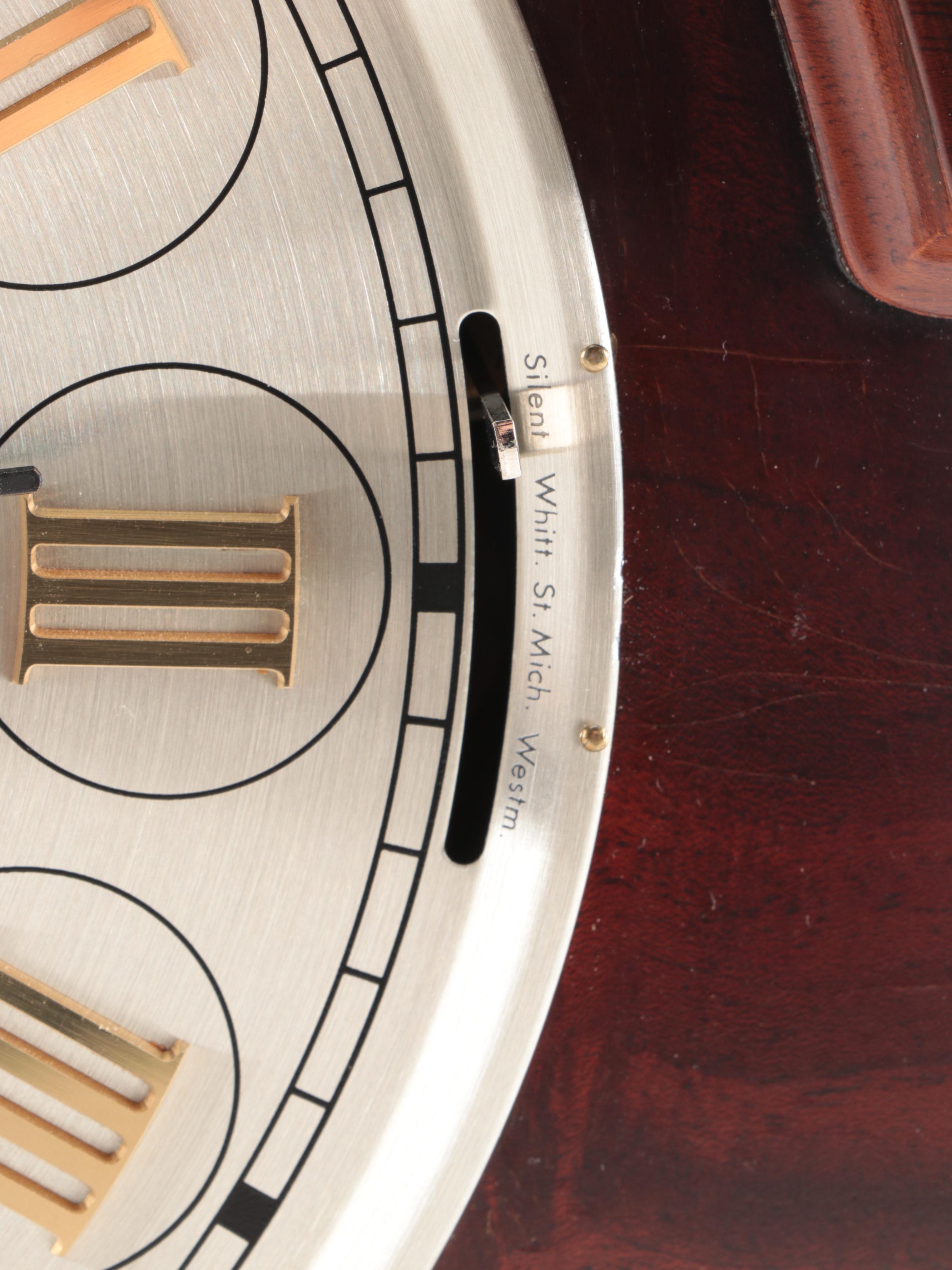 Heritage Heirlooms Three Chime Mantel Clock, Late 20th Century