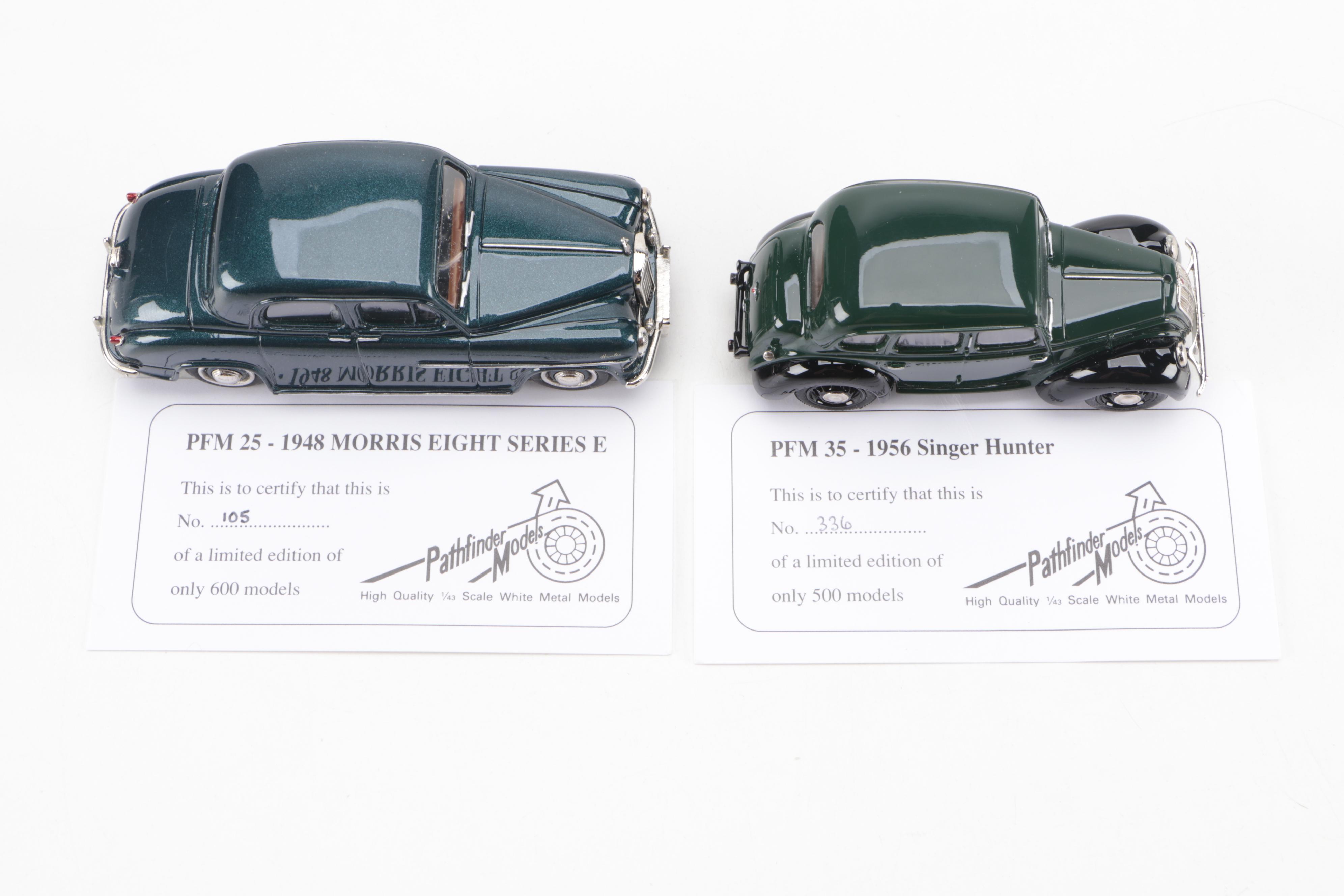 Limited Edition Morris Eight Series E and Other Pathfinder Models Diecast Car