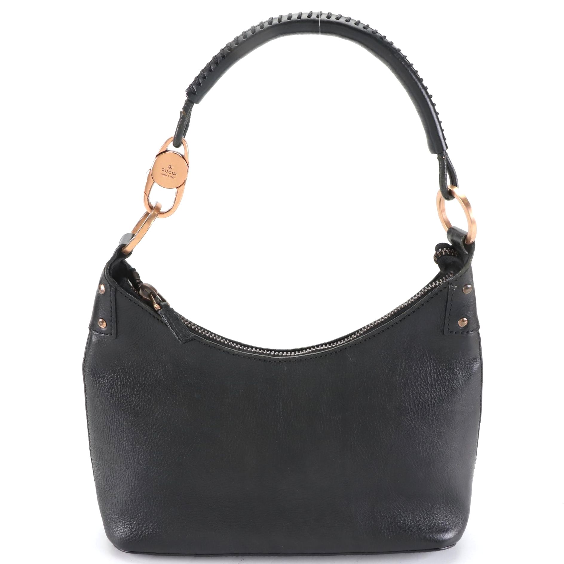 Gucci Hobo Shoulder Bag Small in Black Leather