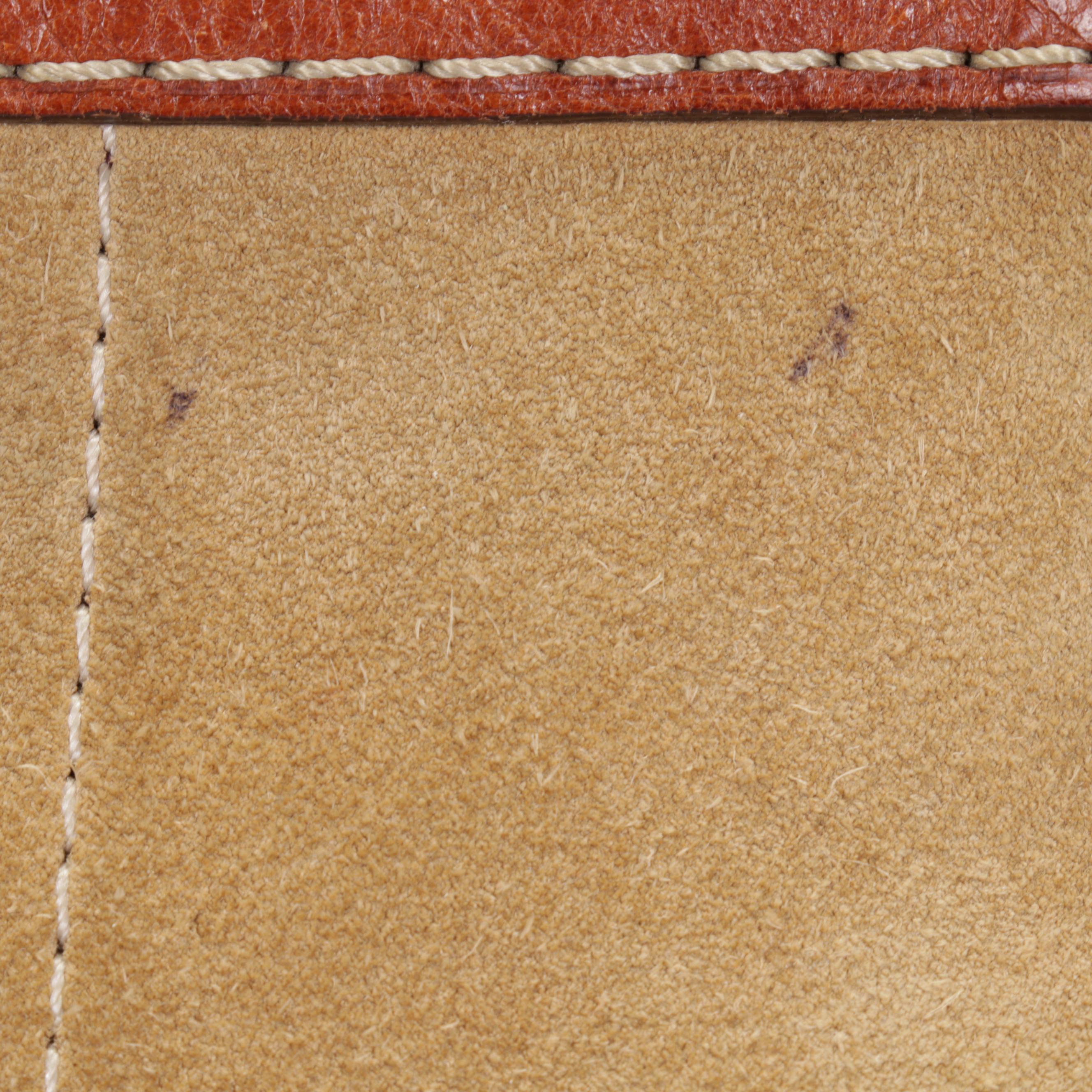 Coach Hampton Suede Shoulder Bag and Flap Front Crossbody Bag in Tan Leather