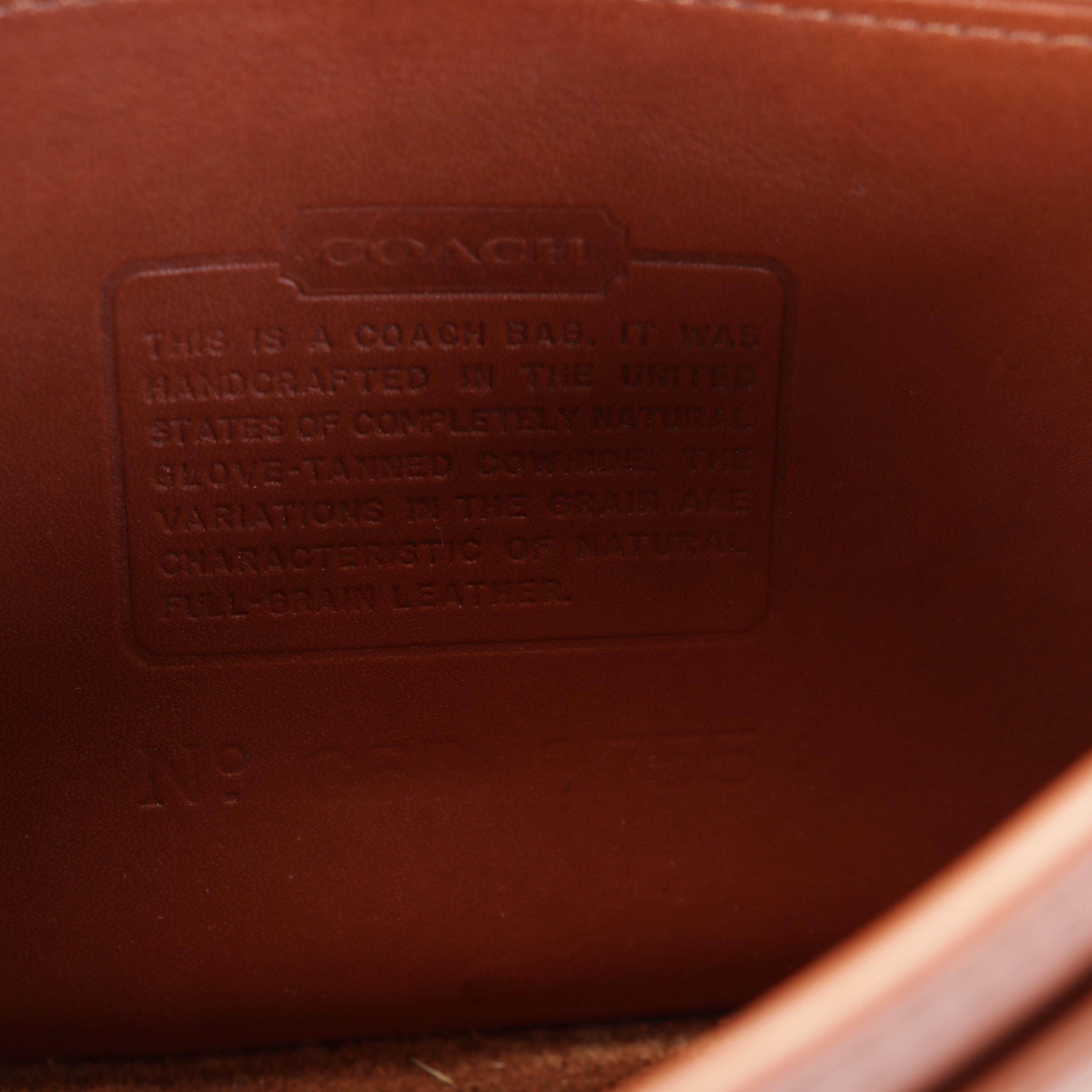 Coach Hampton Suede Shoulder Bag and Flap Front Crossbody Bag in Tan Leather