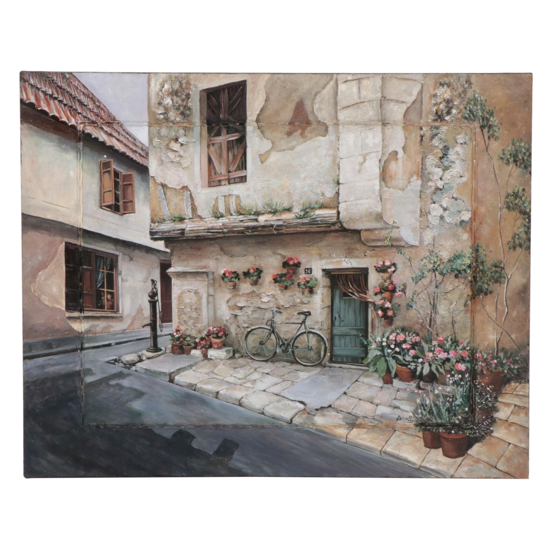 Offset Lithograph After Roger Duvall "Passageway in Provence"
