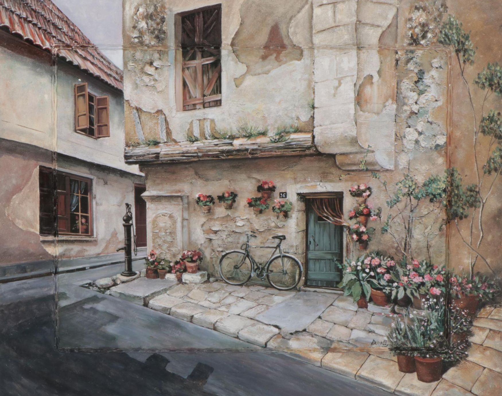 Offset Lithograph After Roger Duvall "Passageway in Provence"