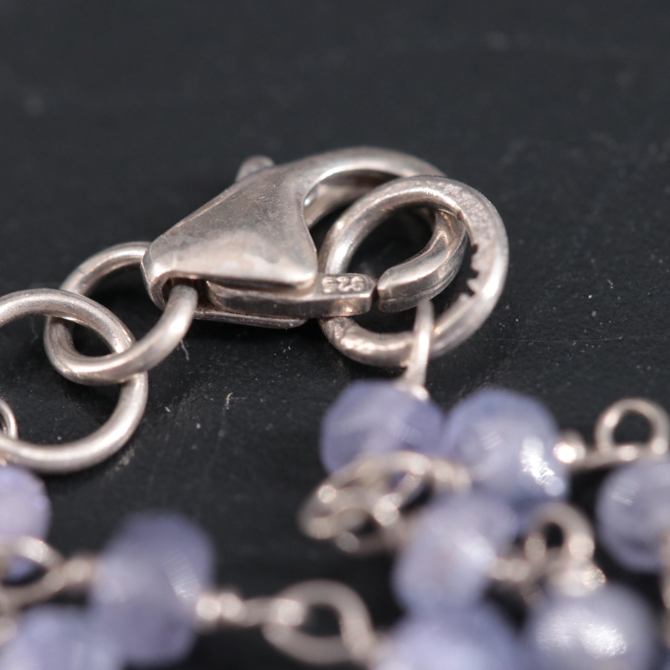 Sterling Silver Gemstone Necklace