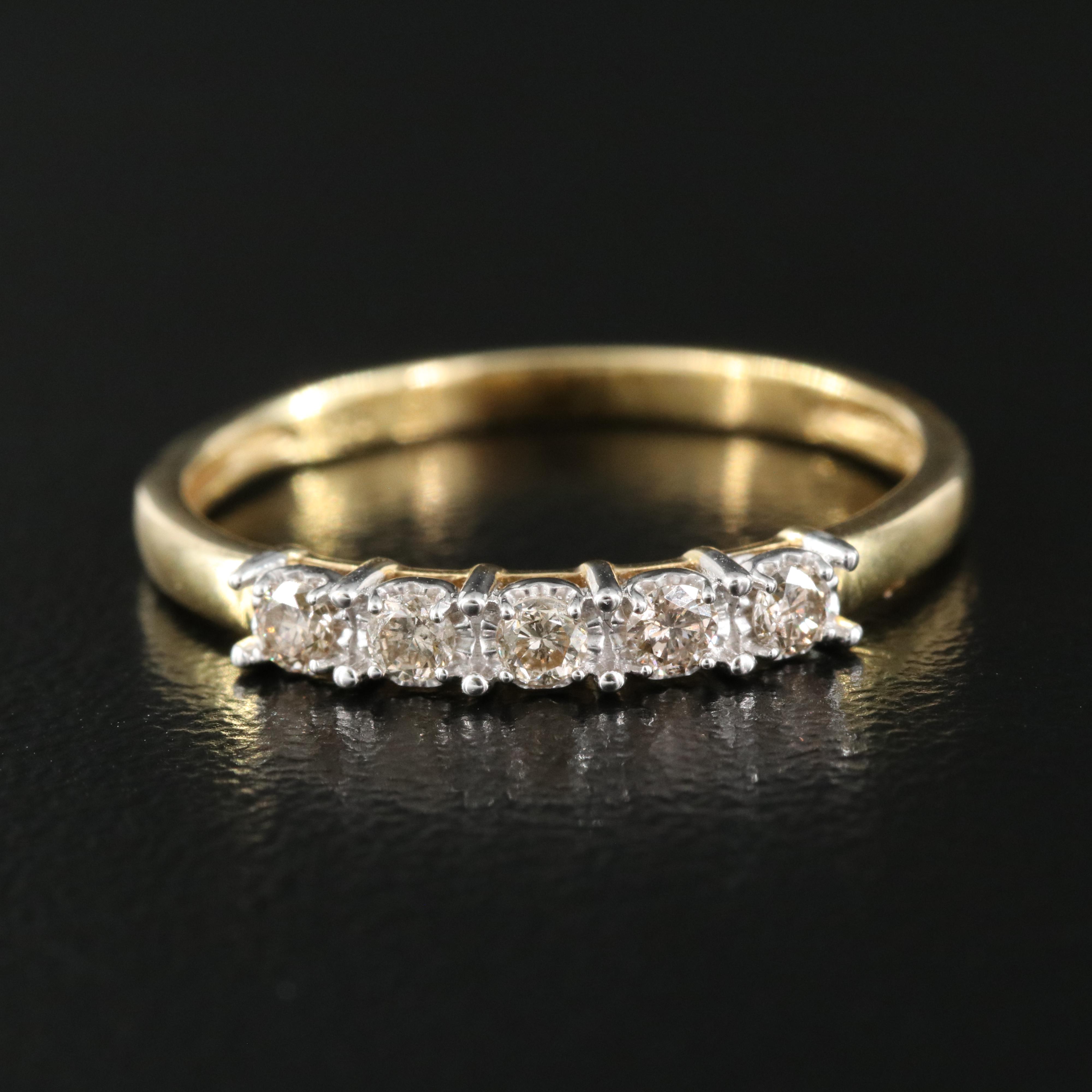 Sterling Diamond Ring