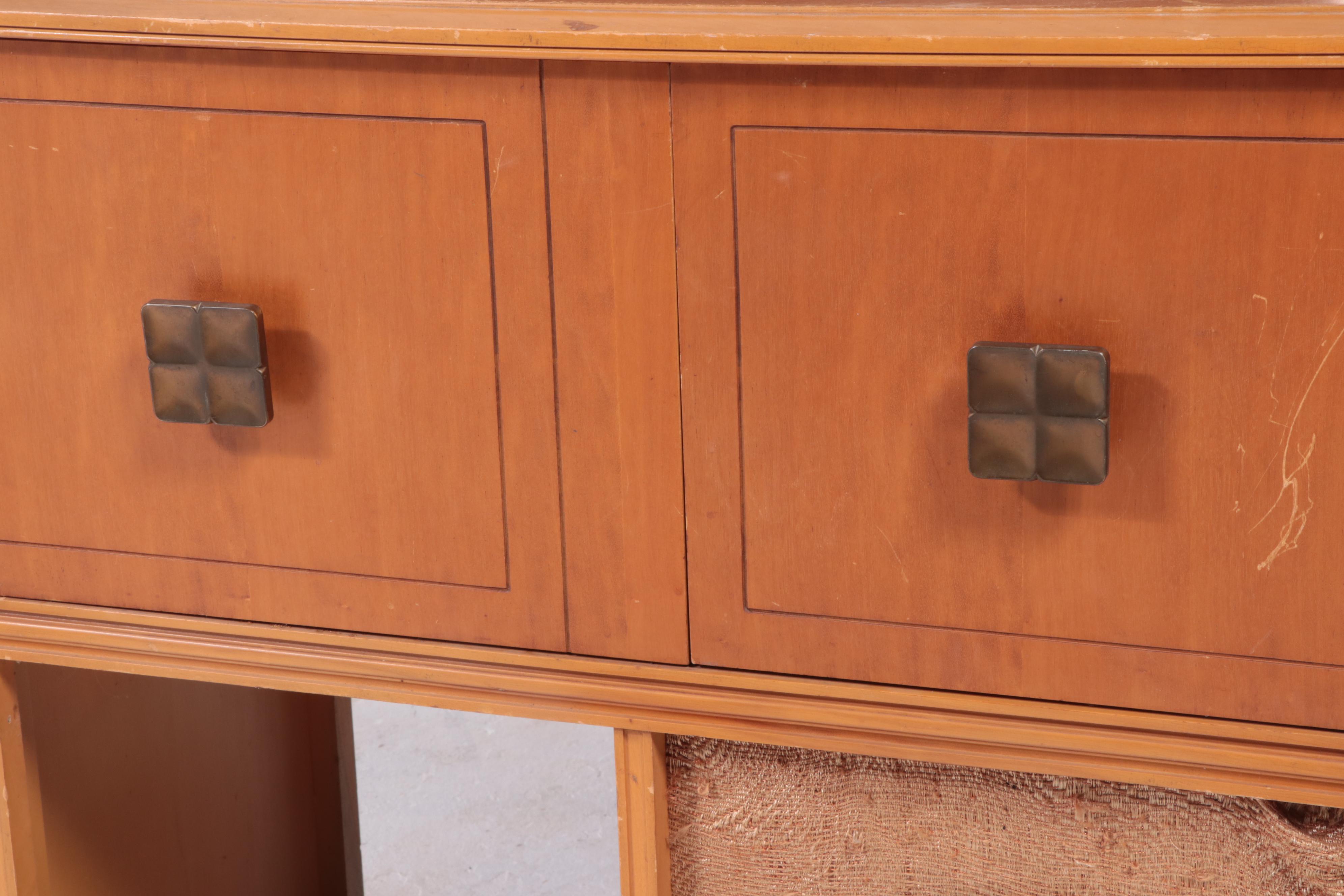 Stromberg-Carlson Wooden Radio and Turntable Cabinet, Mid-20th Century