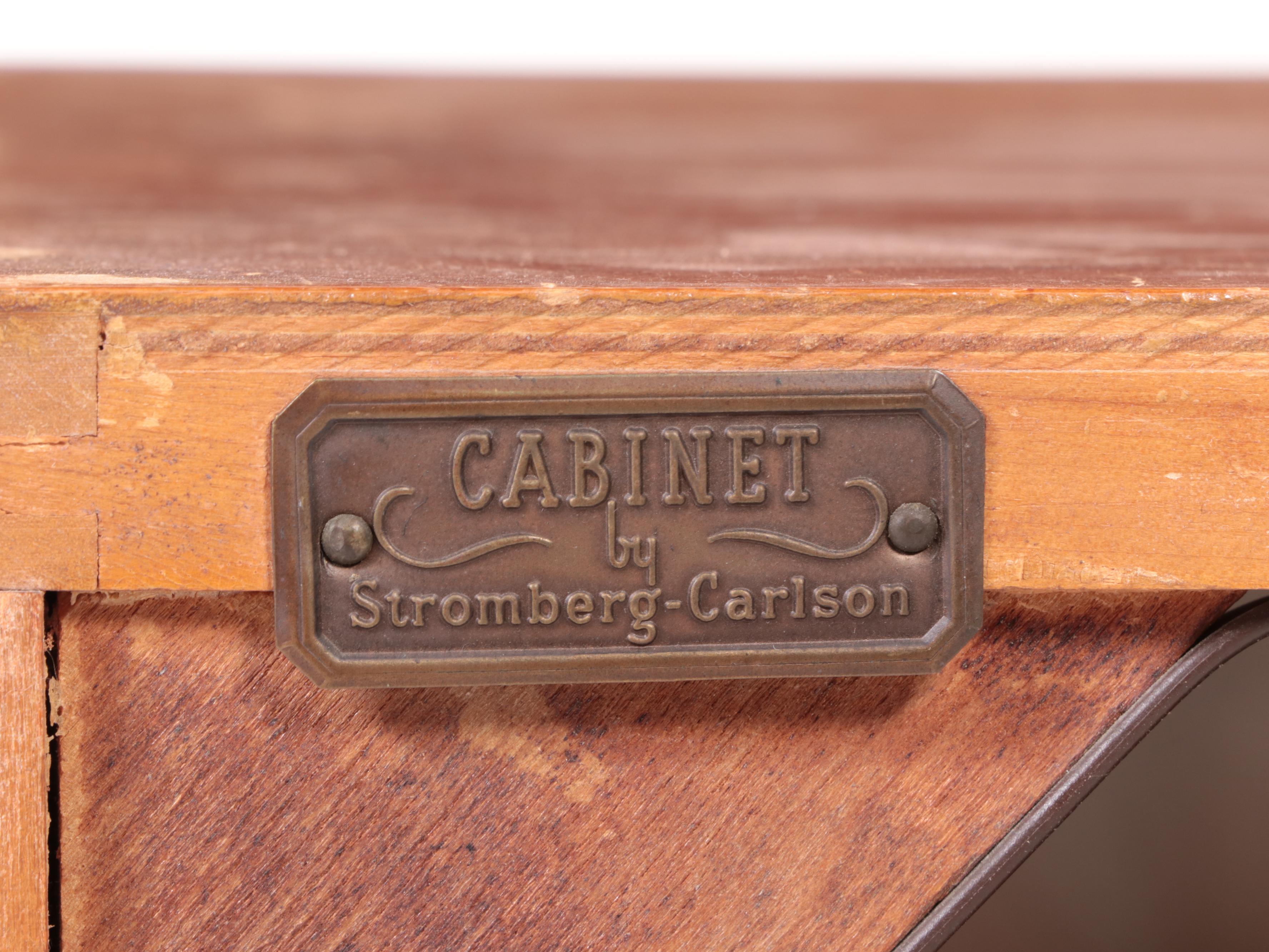 Stromberg-Carlson Wooden Radio and Turntable Cabinet, Mid-20th Century