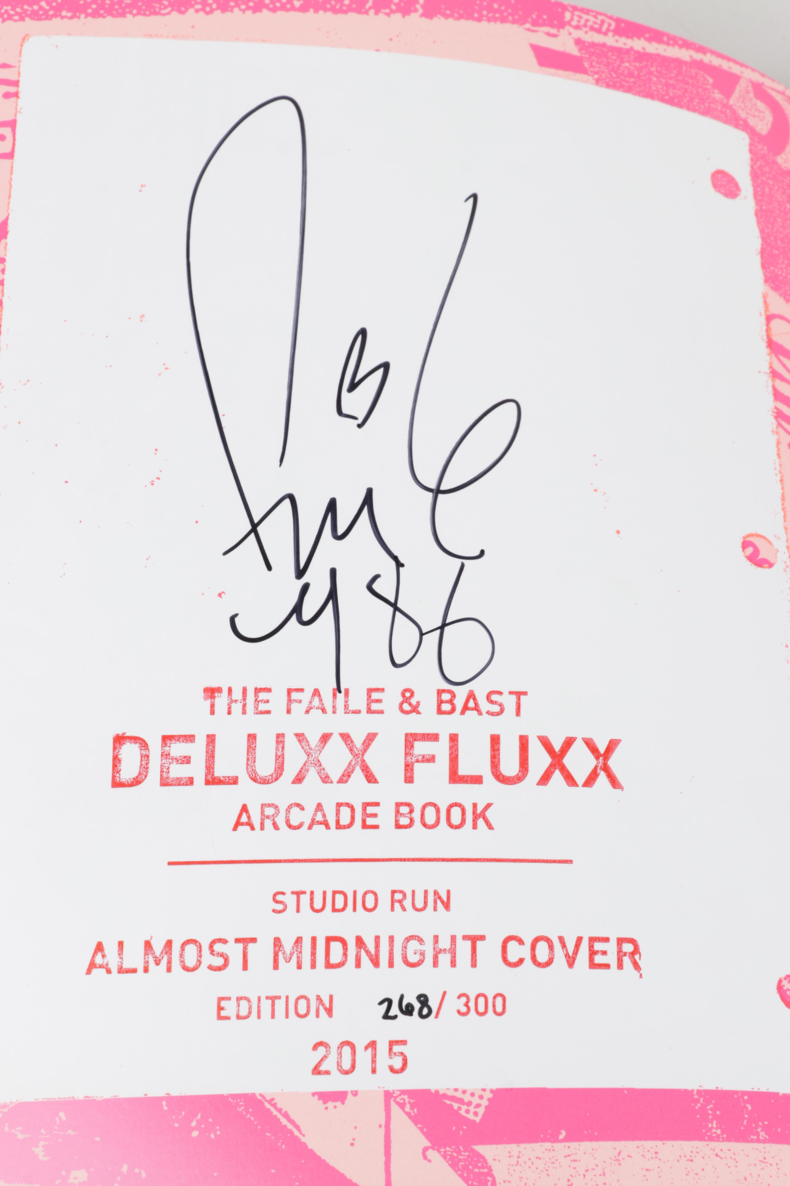 Signed and First Editon "The Faile & Blast Deluxx Fluxx Arcade Book" by Faile