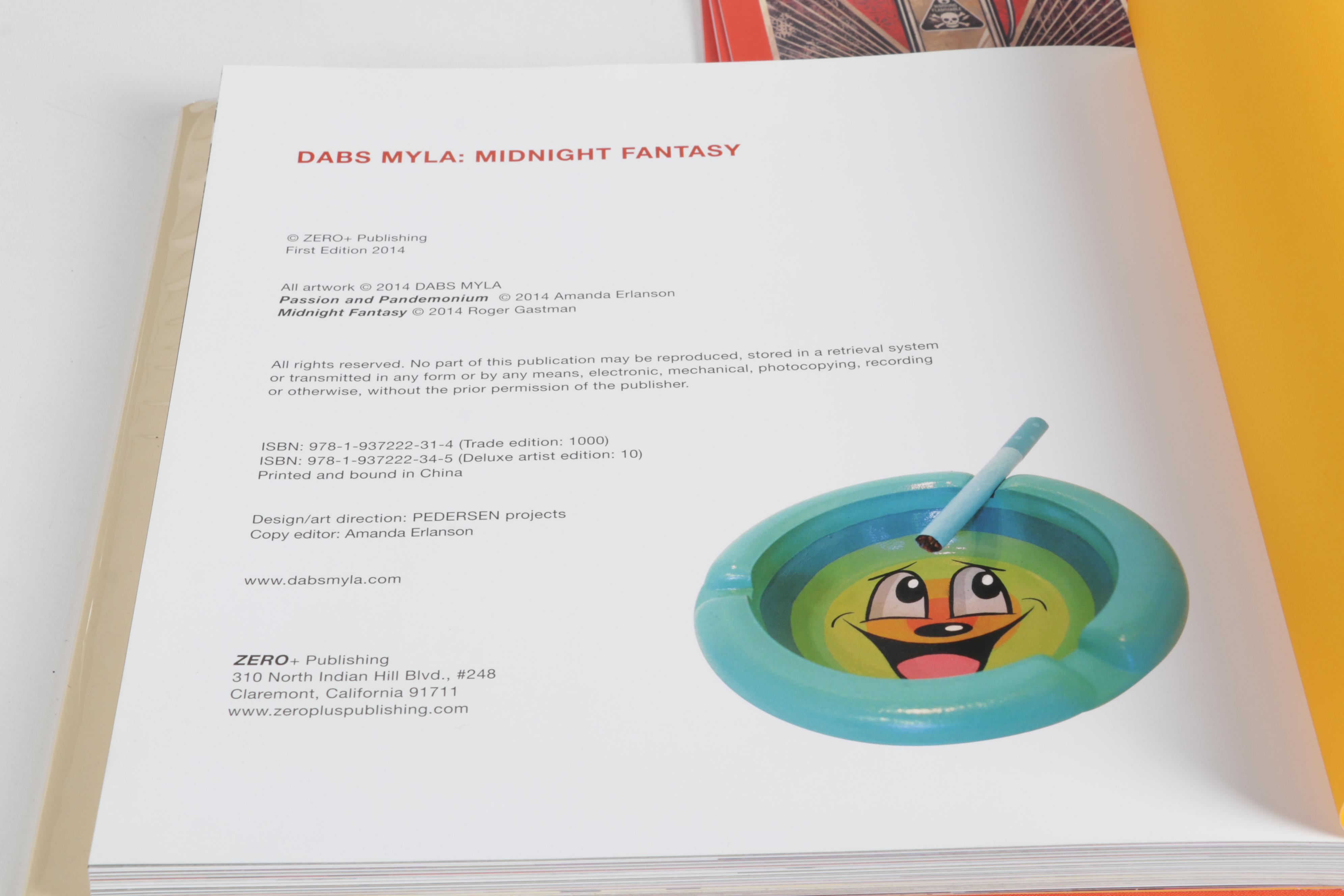 Signed and First Editon "The Faile & Blast Deluxx Fluxx Arcade Book" by Faile