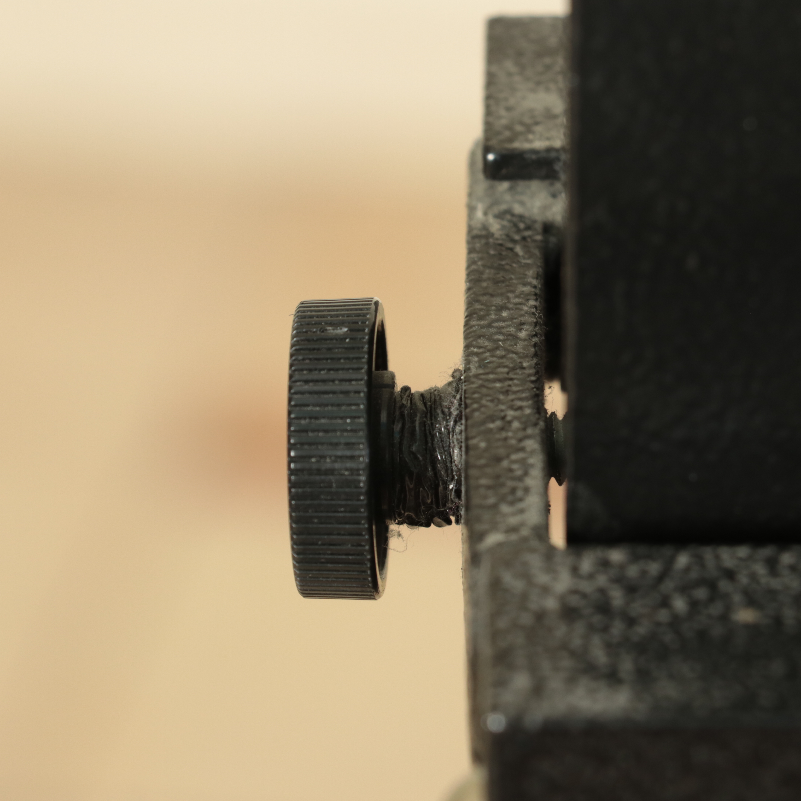 Pair of Textured Black Finish Display Structure with Adjustble Rungs