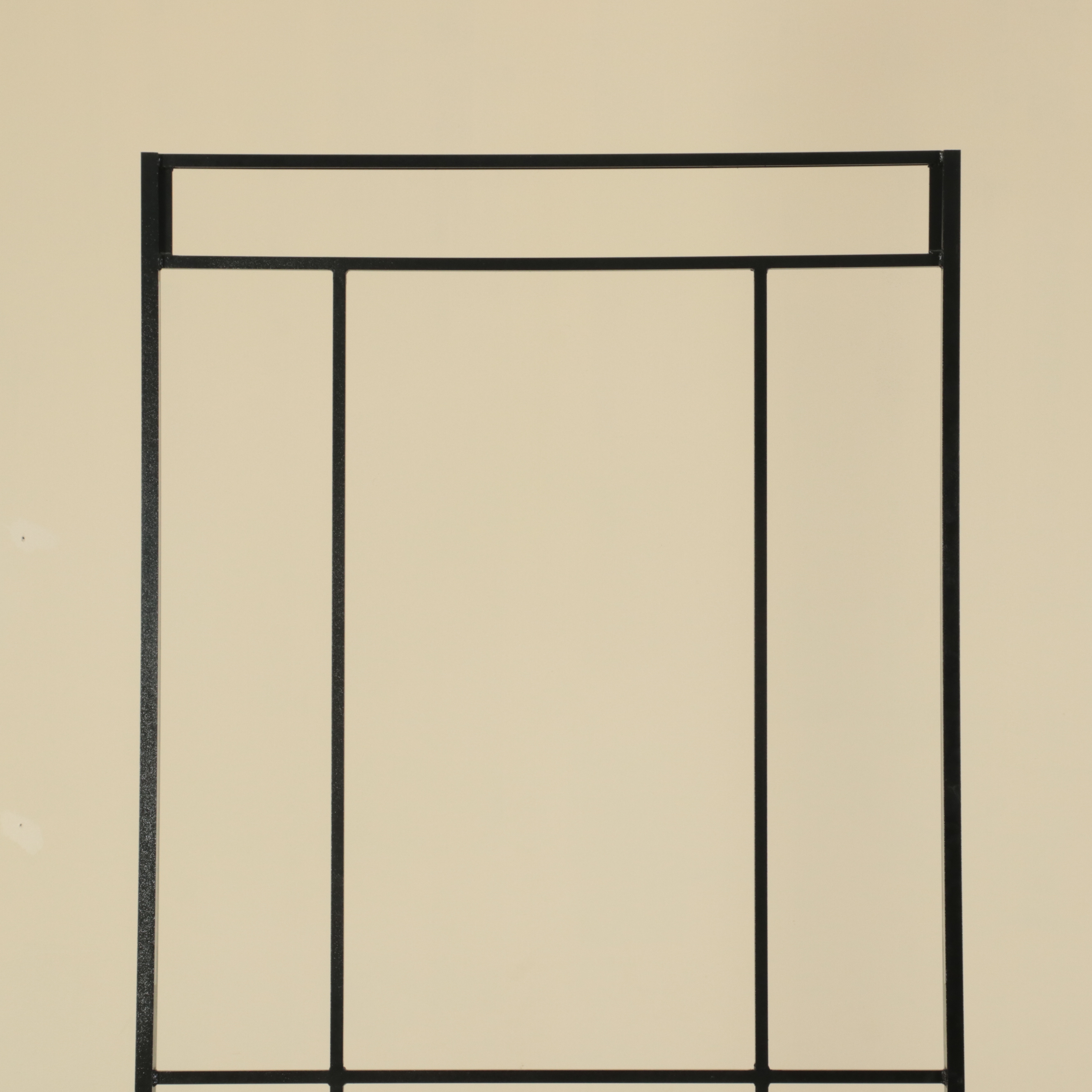 Pair of Textured Black Finish Display Structure with Adjustble Rungs