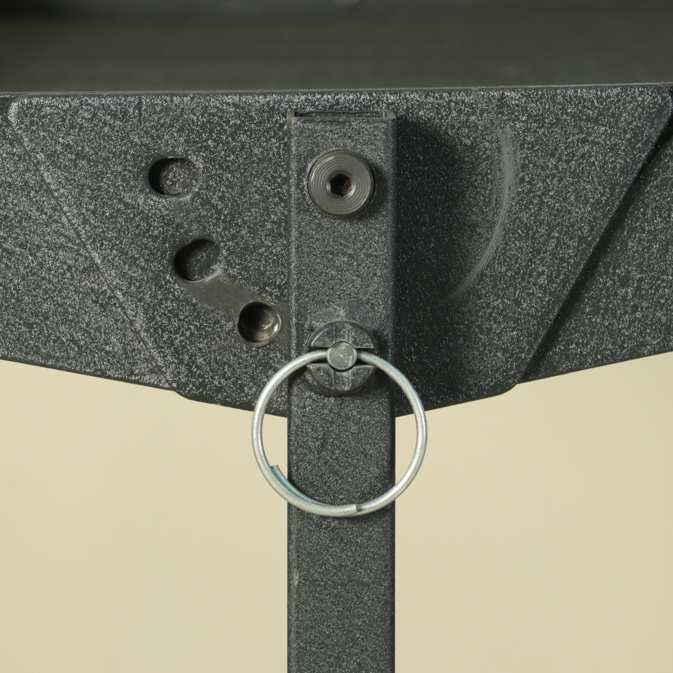 Black-Finished Metal Industrial Rolling Shelving Unit with Adjustable Shelves