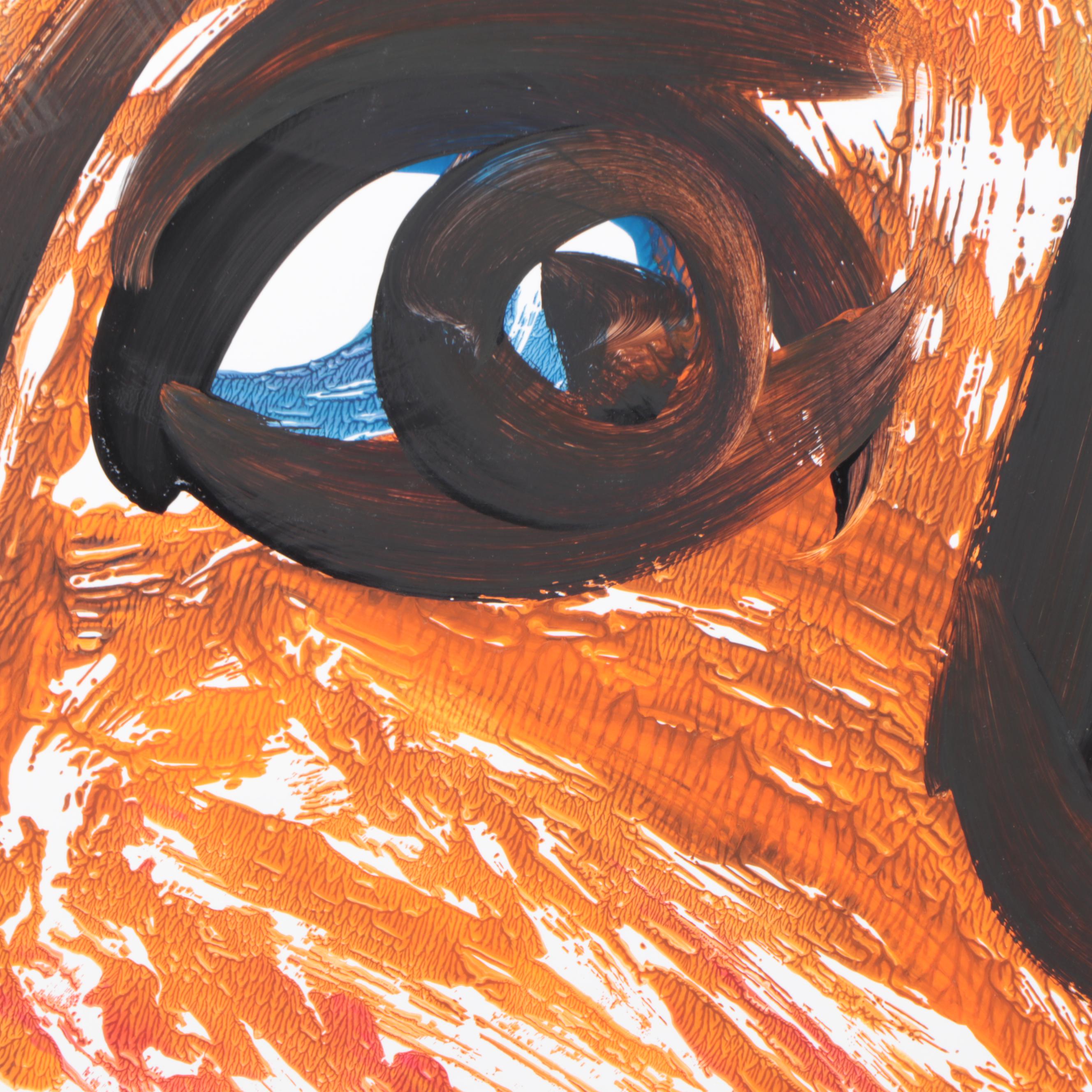 Peter Keil Abstract Acrylic Portrait