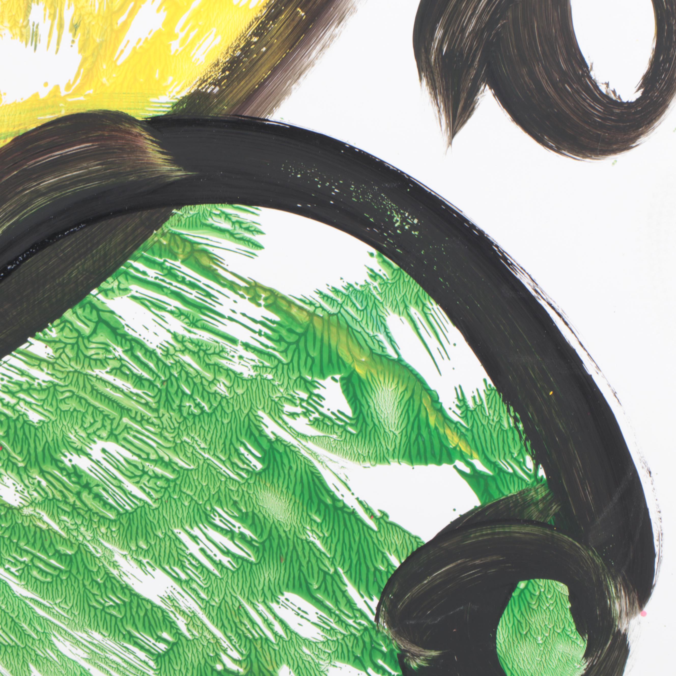 Peter Keil Abstract Acrylic Portrait