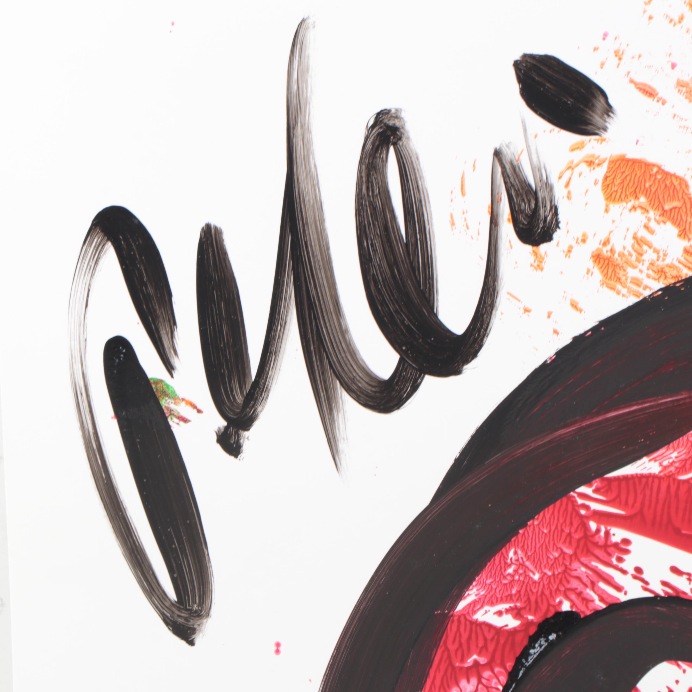 Peter Keil Abstract Acrylic Portrait