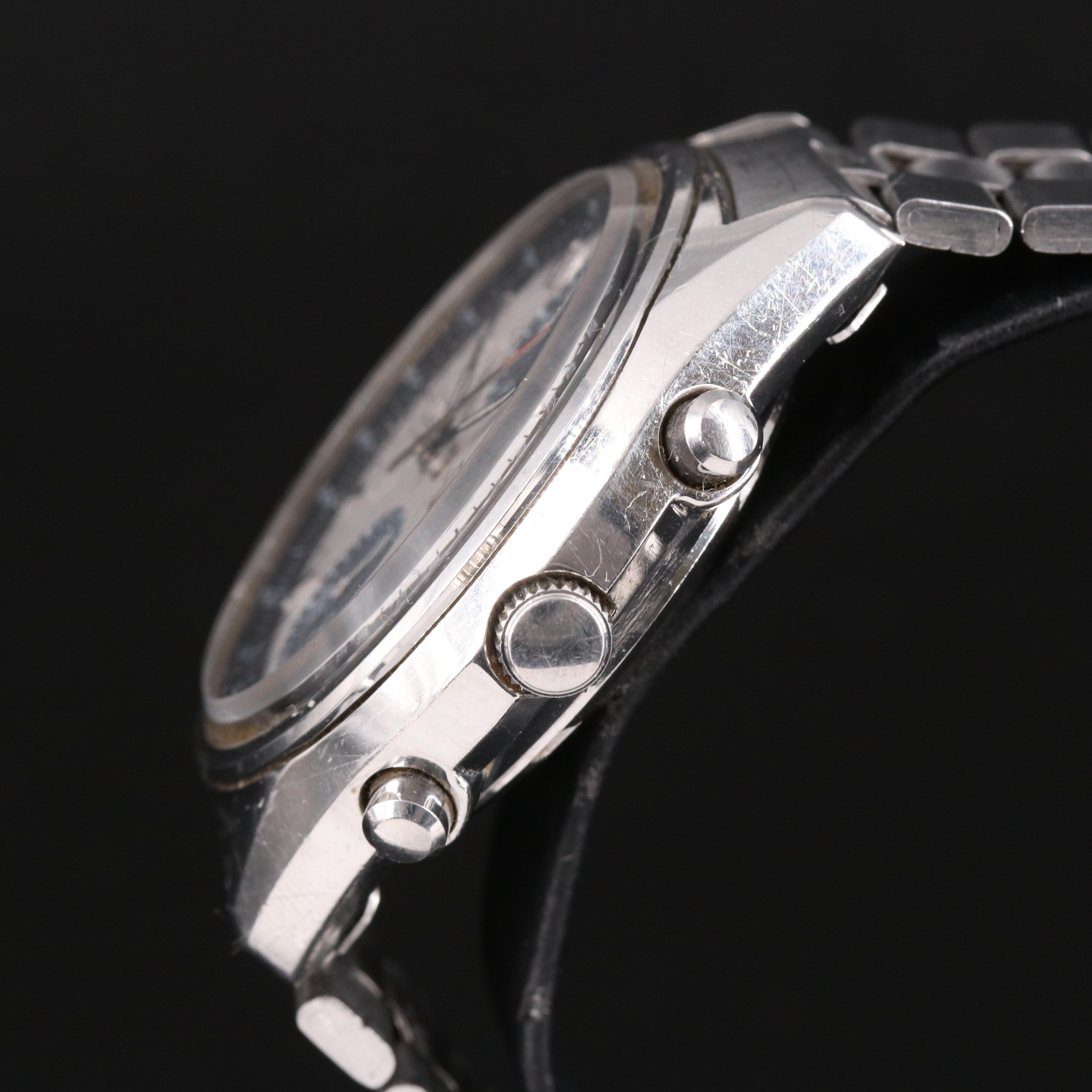 Vintage Seiko Panda Chronograph Watch