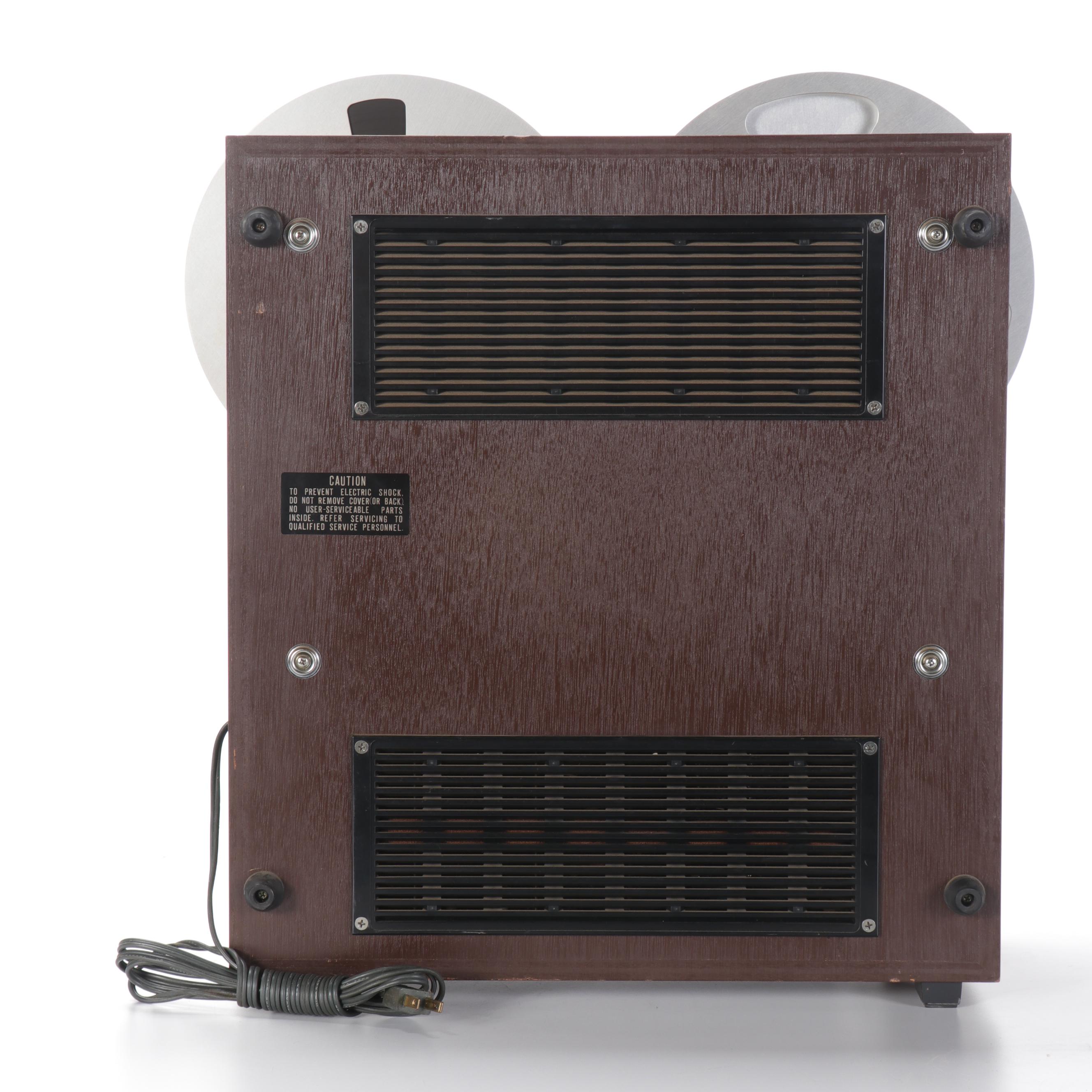 Sony Reel to Reel Tape Player/Recorder With Tape Reel Collection