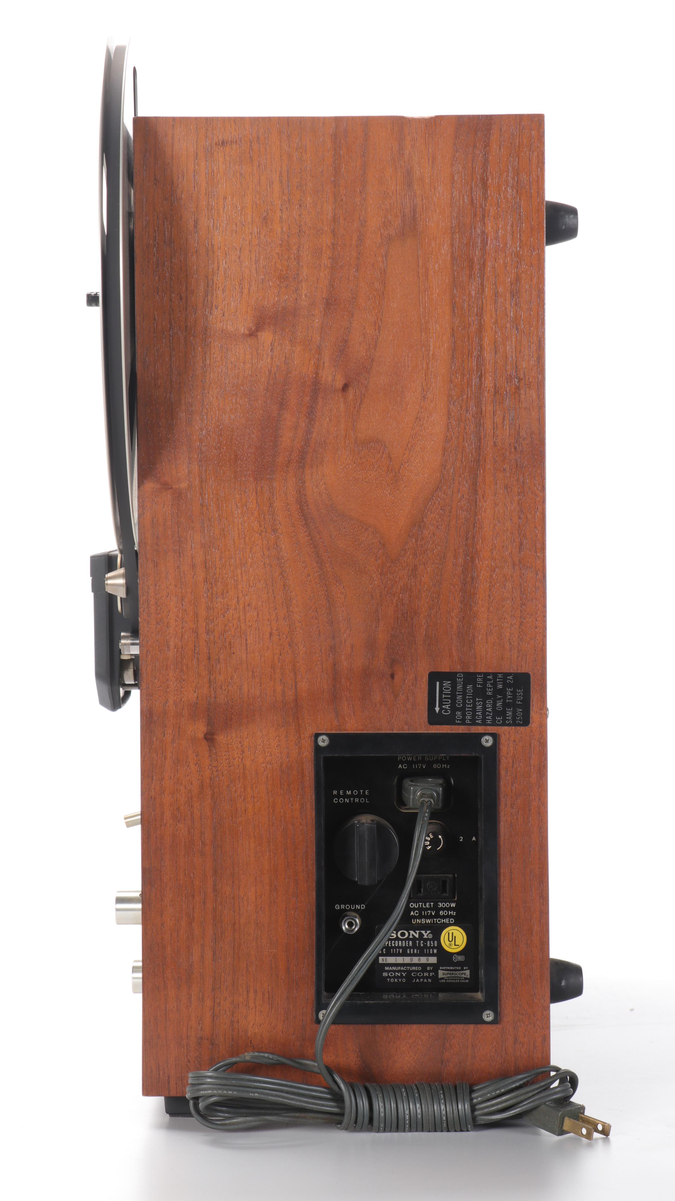 Sony Reel to Reel Tape Player/Recorder With Tape Reel Collection