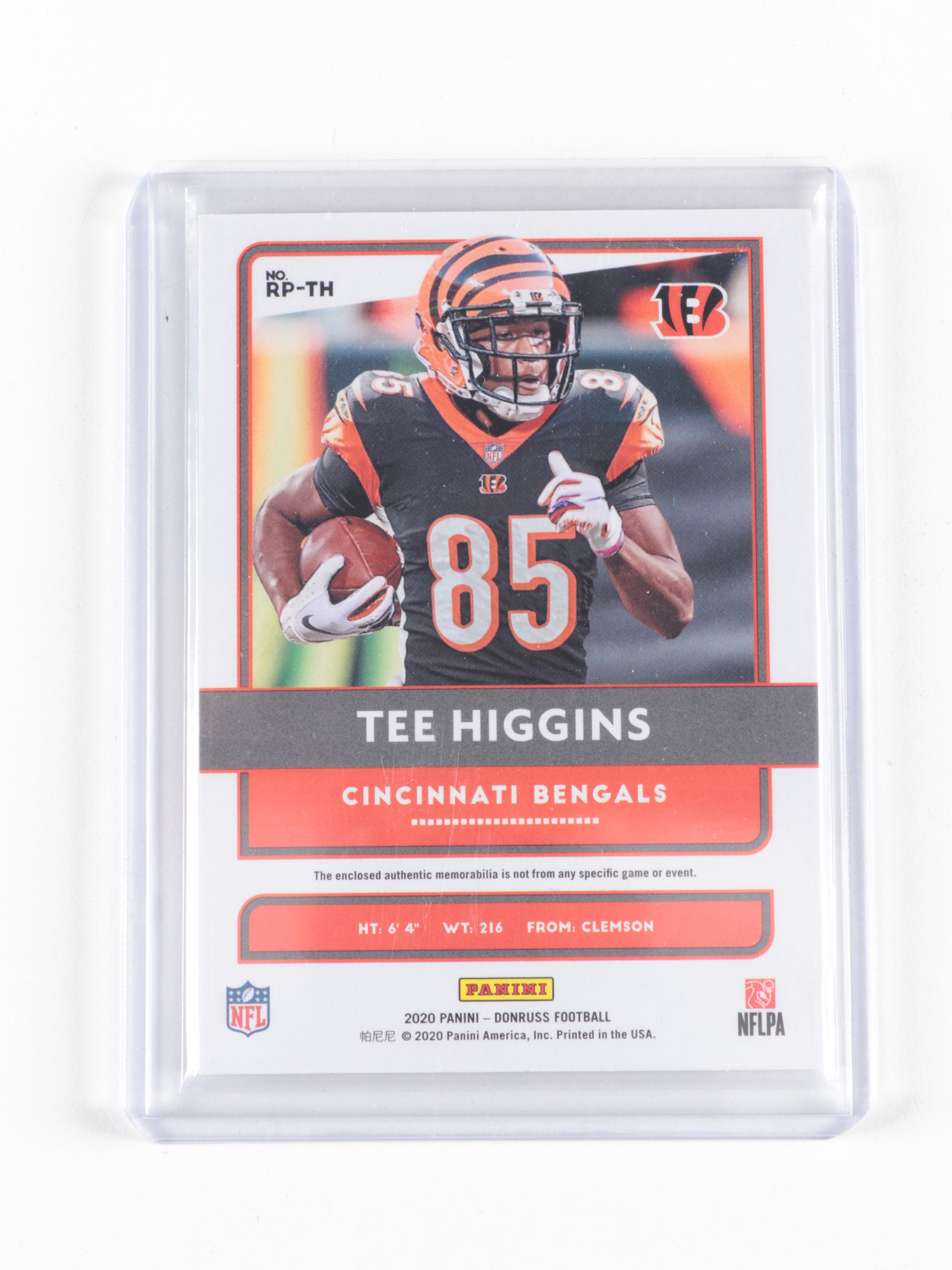 Panini Bengals Relic Football Cards With Chase, Higgins, Mixon, 2010s–2020s