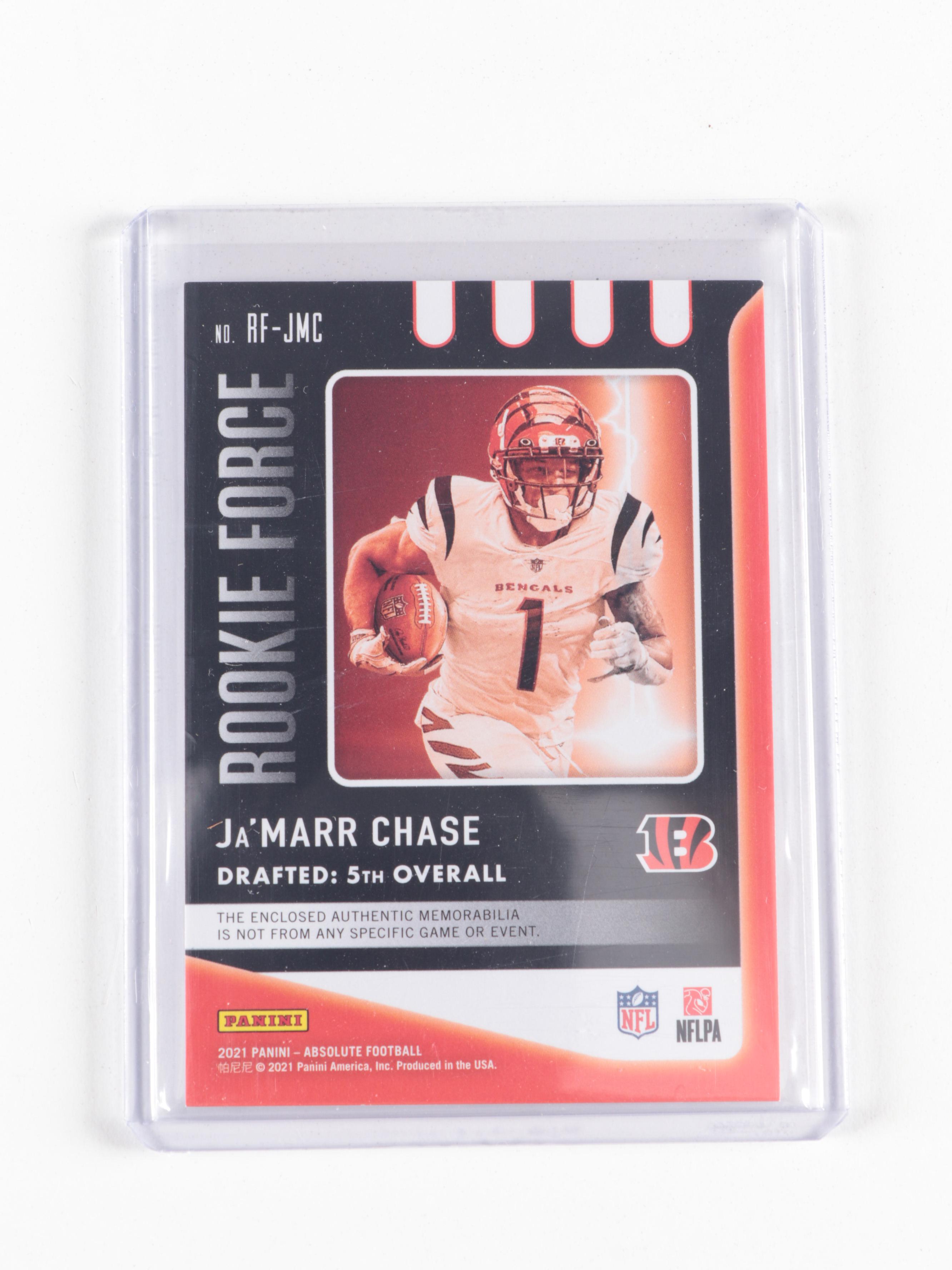 Panini Bengals Relic Football Cards With Chase, Higgins, Mixon, 2010s–2020s