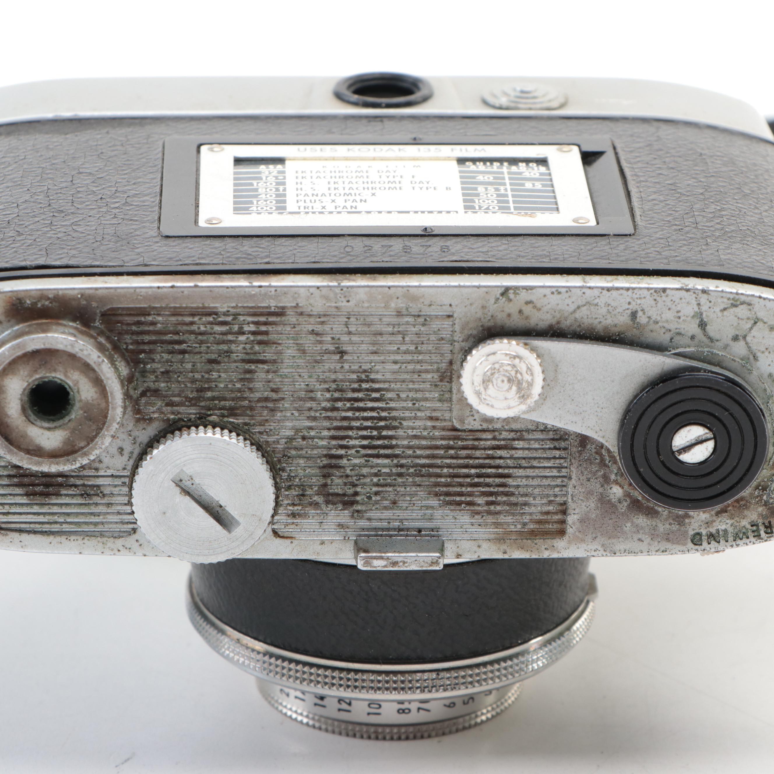 Kodak Duaflex, Kodak 35 and Automatic 35F Cameras With Ektron II Flash