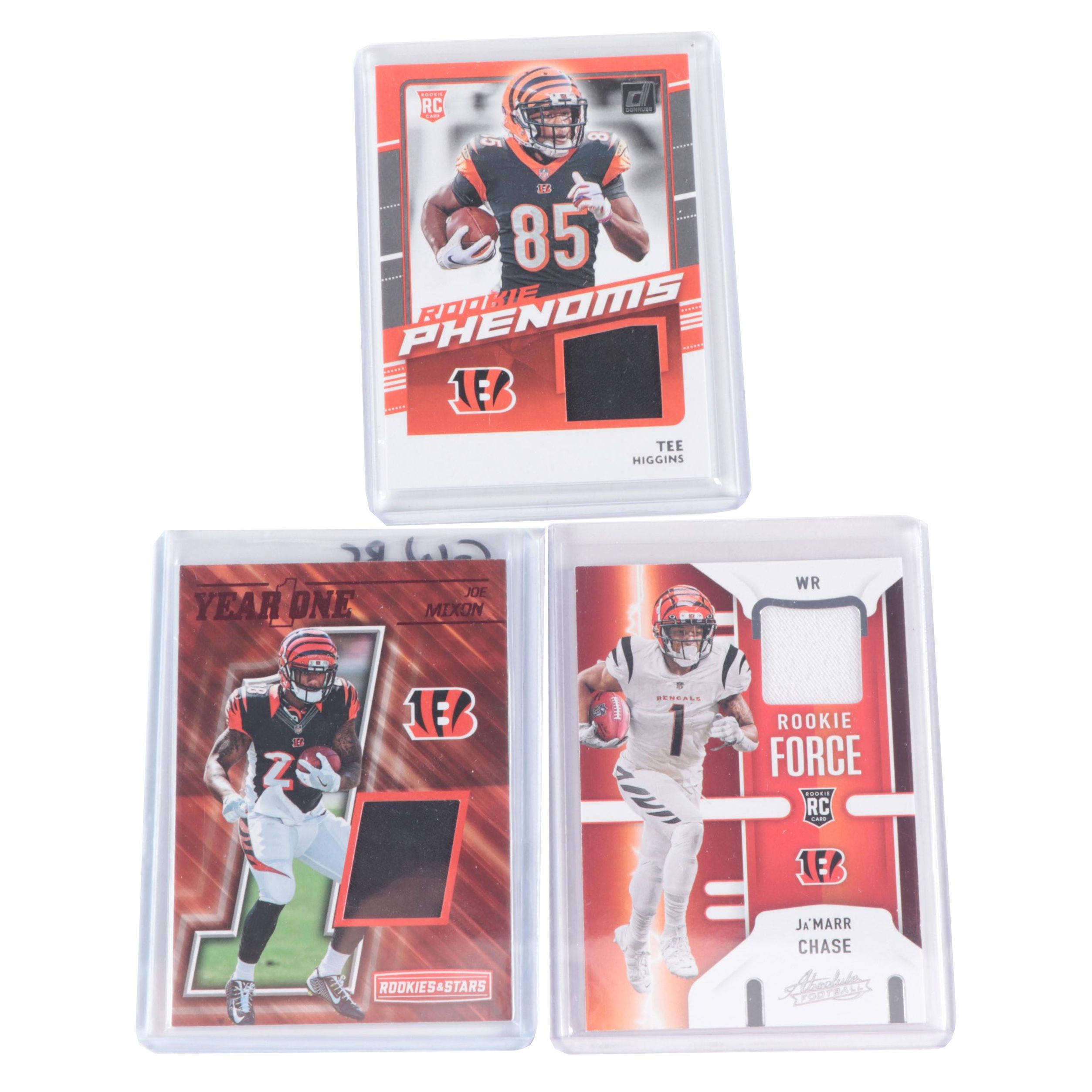 Panini Bengals Relic Football Cards With Chase, Higgins, Mixon, 2010s–2020s