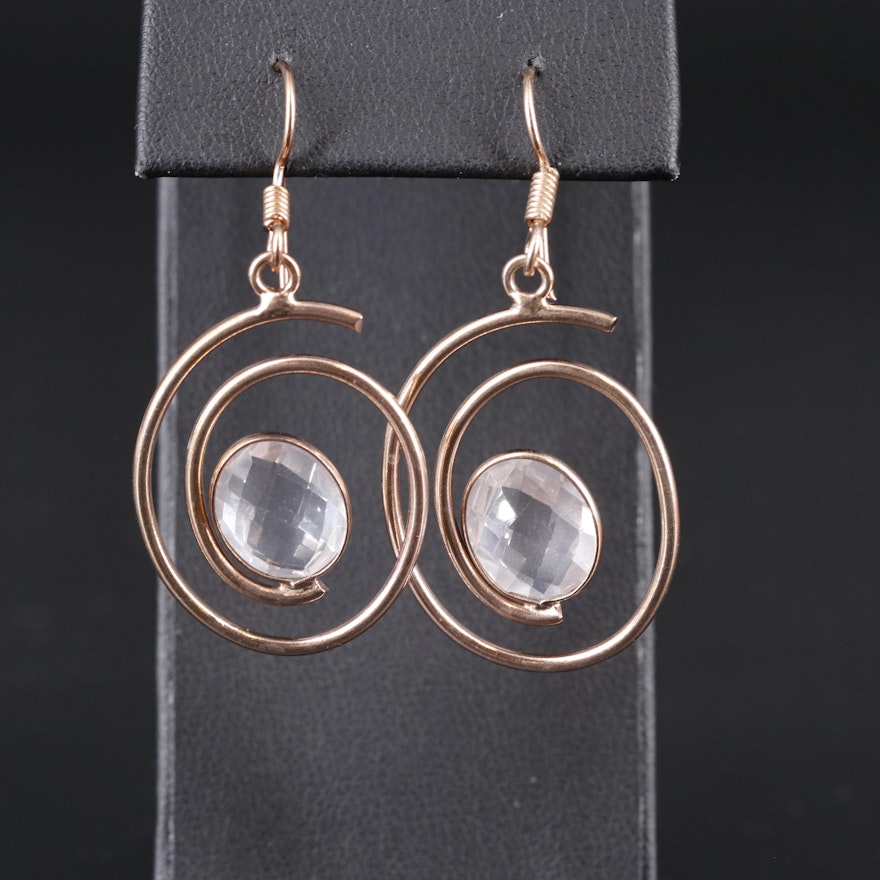 Quartz Earrings