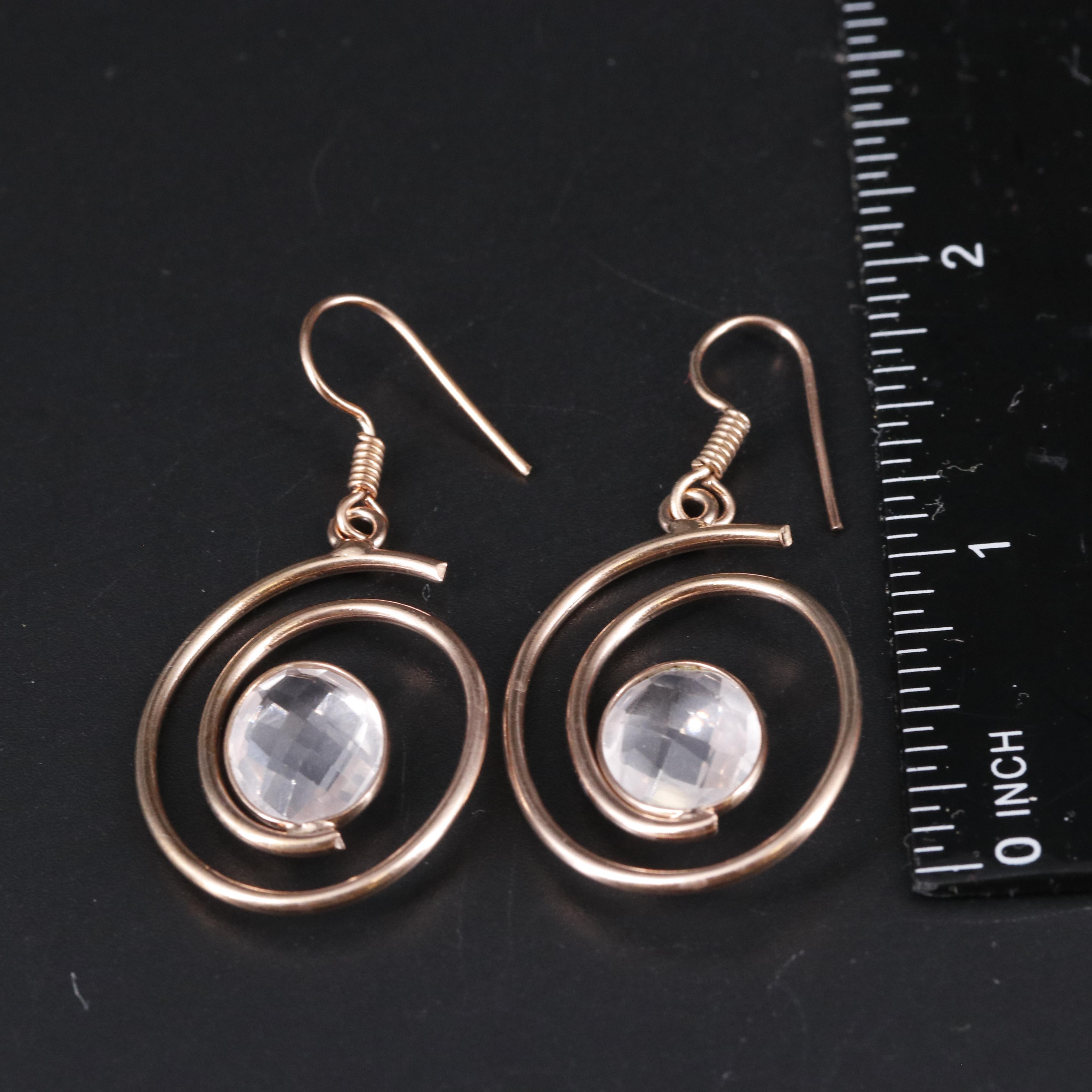 Quartz Earrings