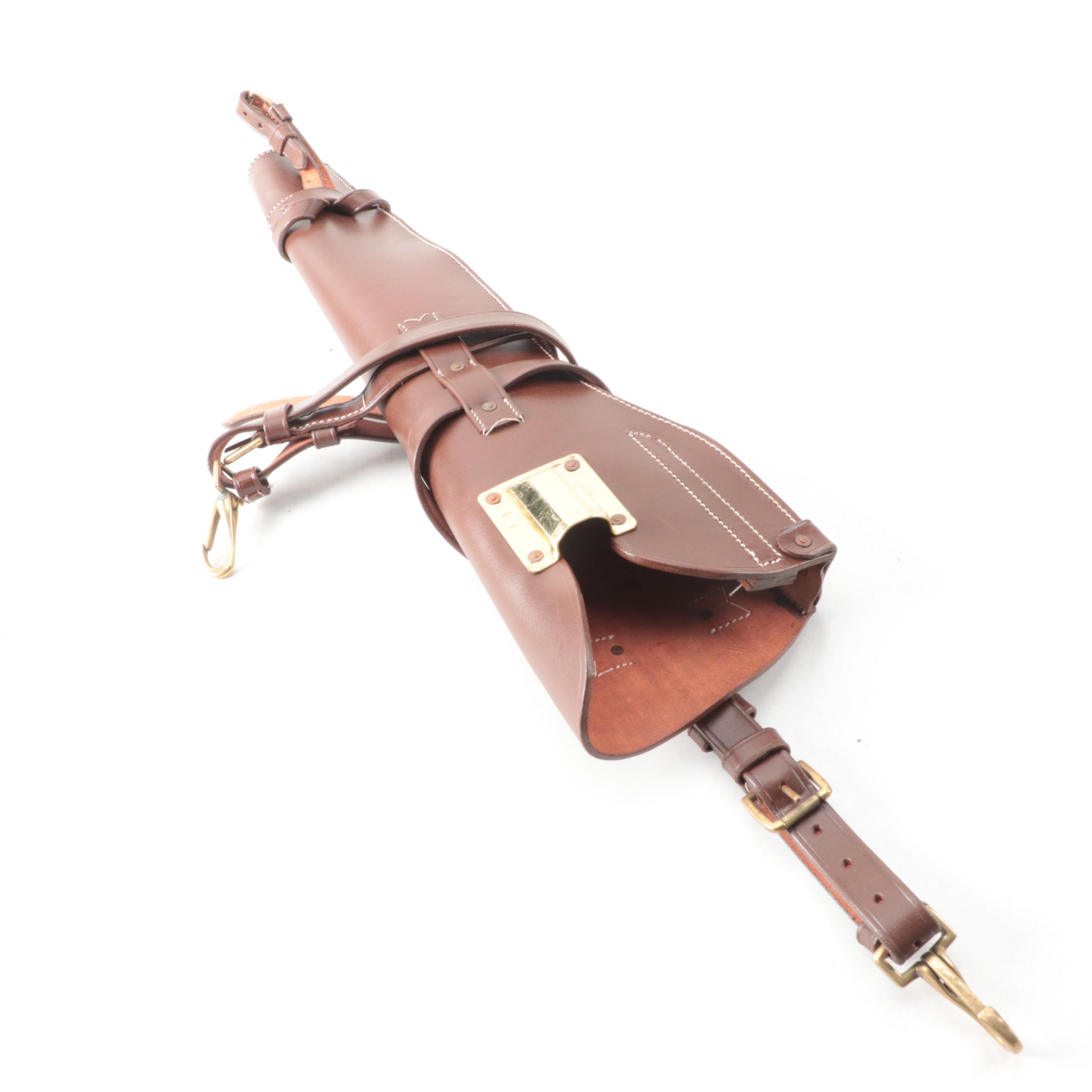 Triple K with Other Leather Gun Holster Belts and Rifle Holster