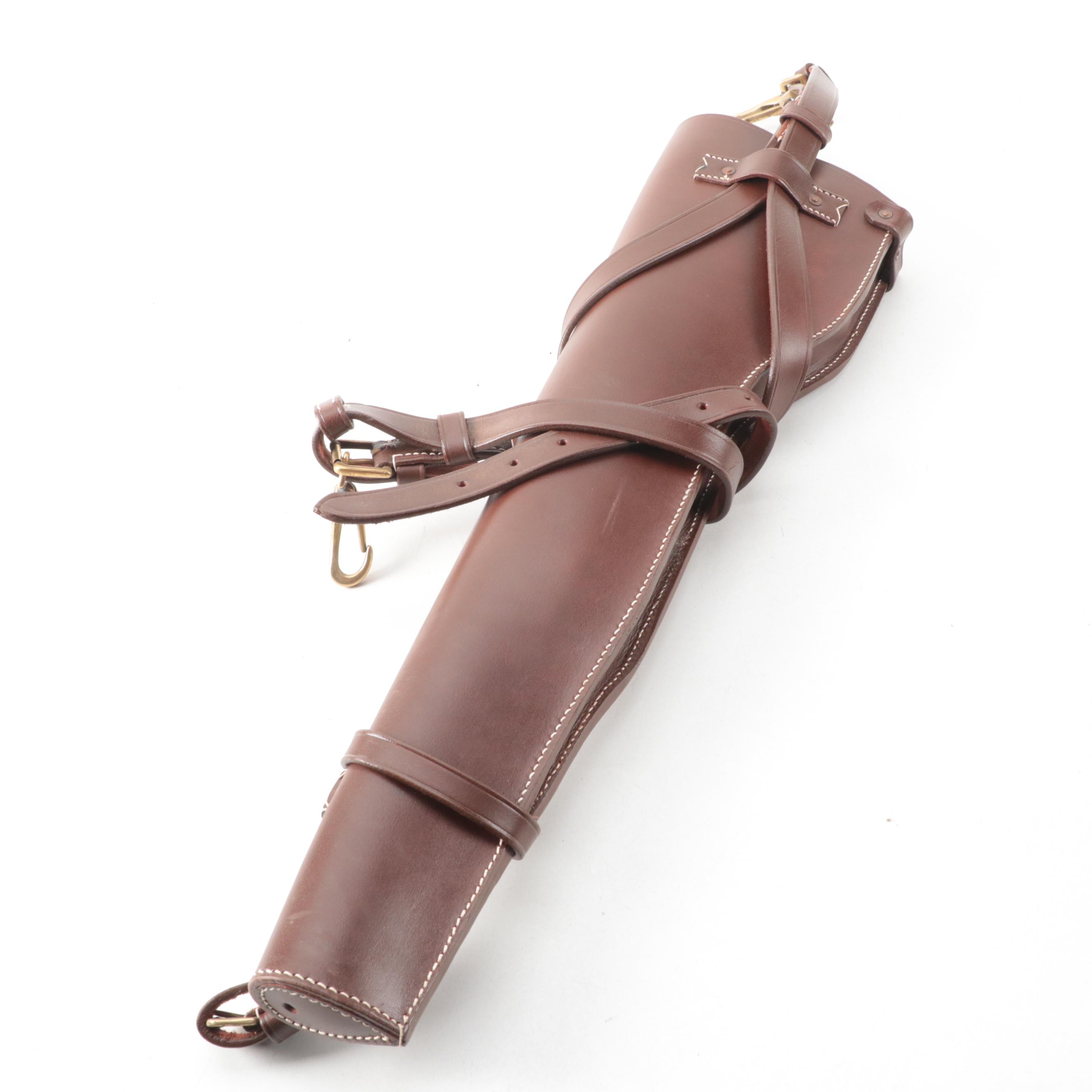 Triple K with Other Leather Gun Holster Belts and Rifle Holster