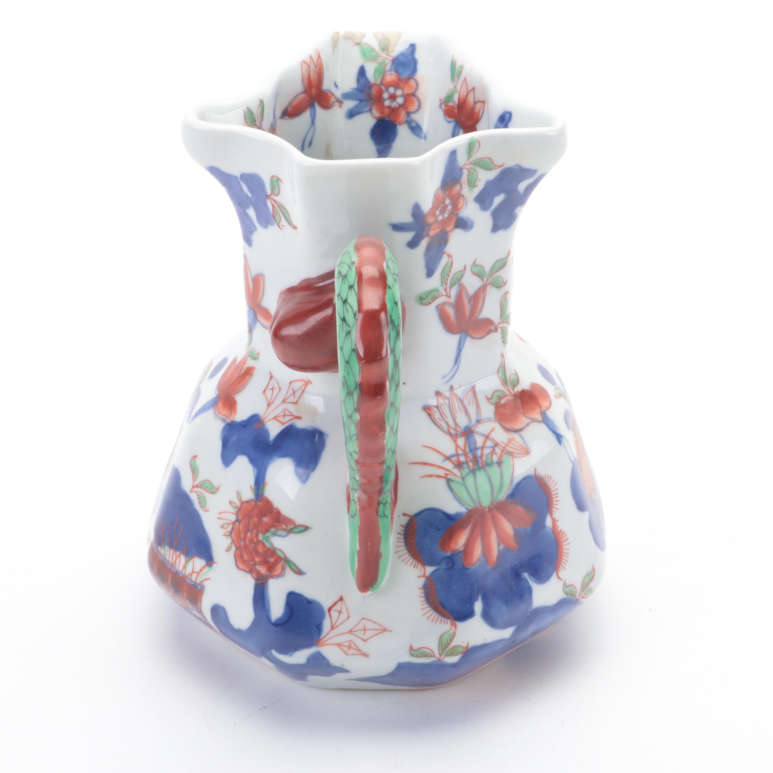 Graduated Hydra Handle Ironstone Jugs, Late 20th Century